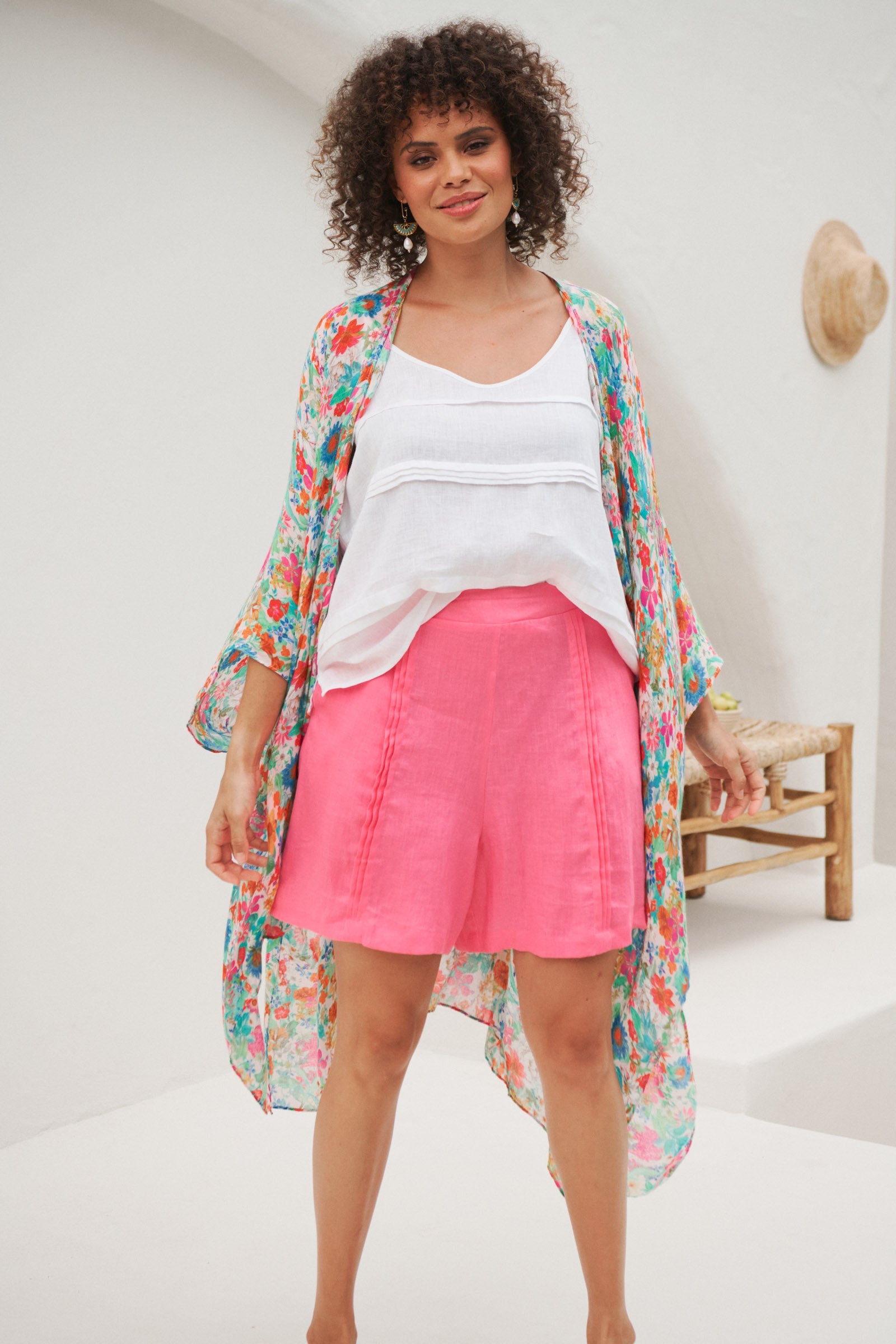 La Vie Short - Candy - eb&ive Clothing - Short Linen