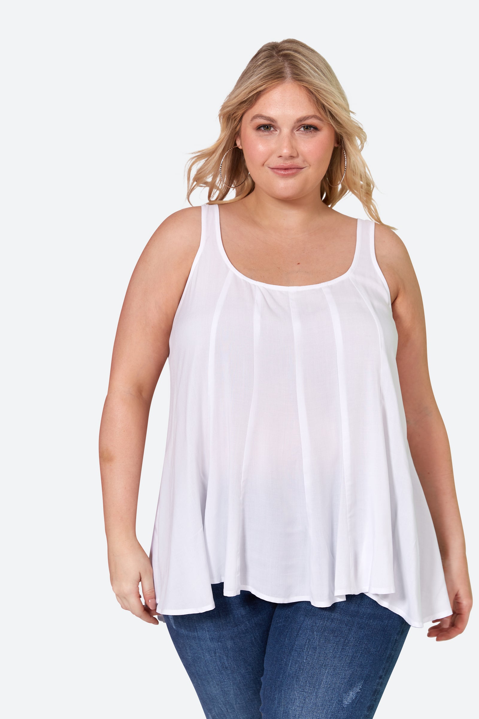 Esprit Tank - Blanc - eb&ive Clothing - Top Sleeveless