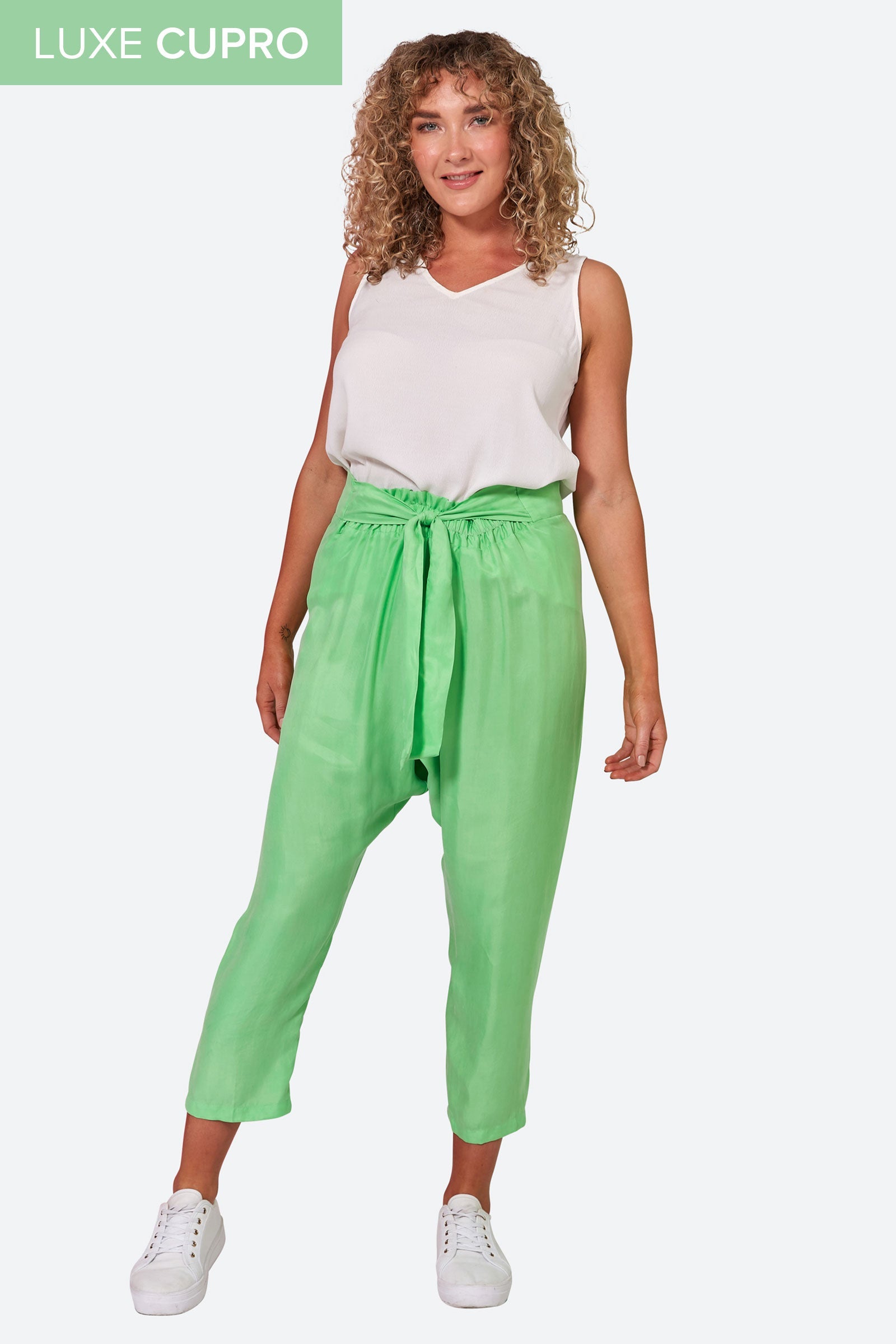 Elixir Pant - Kiwi - eb&ive Clothing - Pant Relaxed Cupro