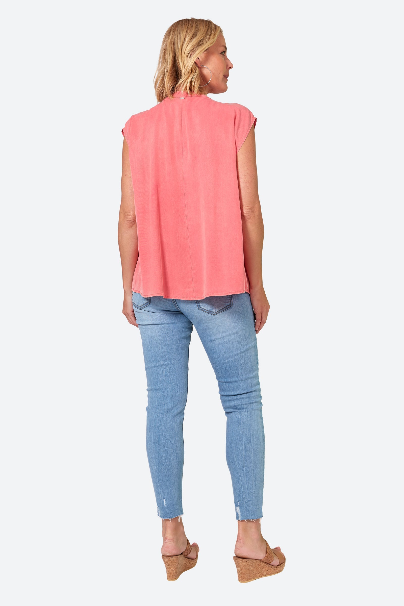 Elan Top - Lychee - eb&ive Clothing - Top Sleeveless