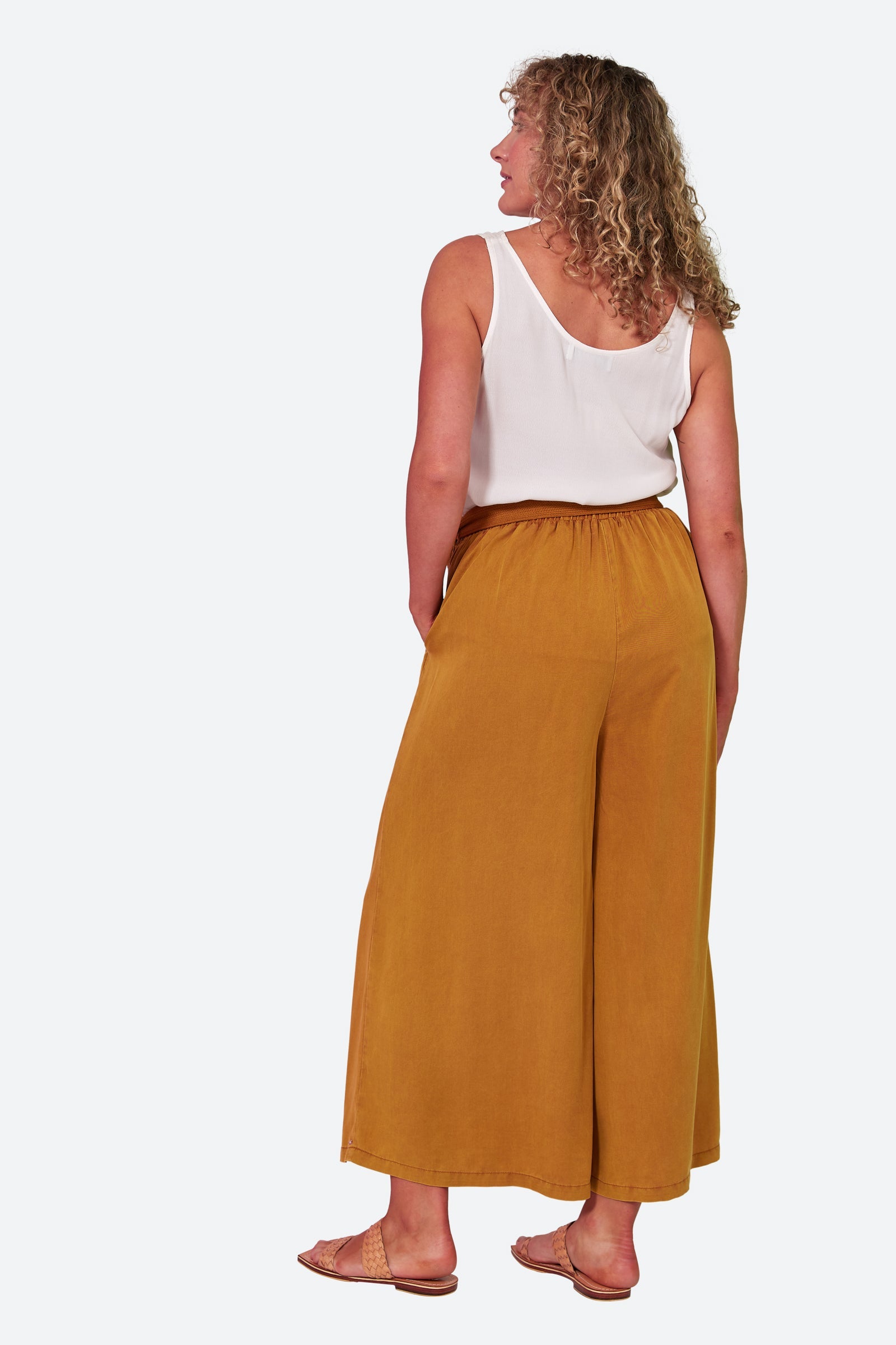 Elan Pant - Honey - eb&ive Clothing - Pant Wide