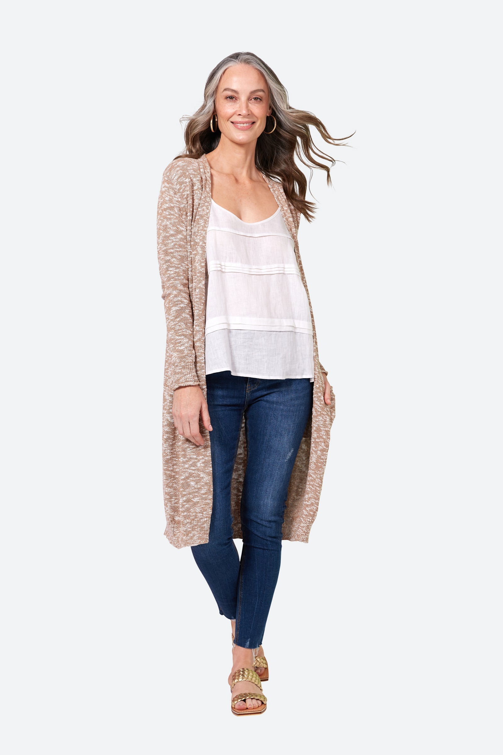 Jovial Cardigan - Toffee - eb&ive Clothing - Knit Cardigan Long