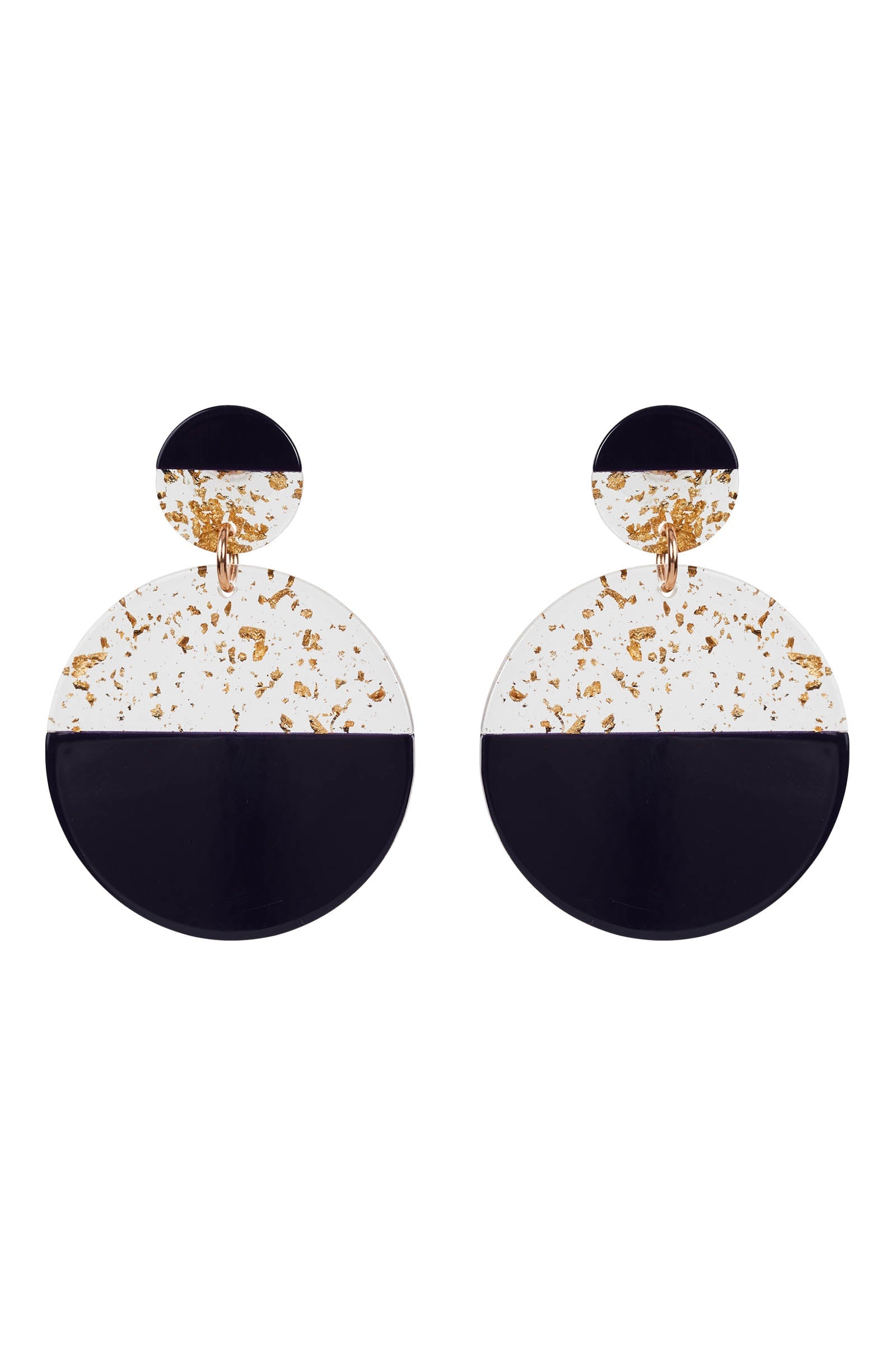 La Vie Dome Earring - Sapphire - eb&ive Earring