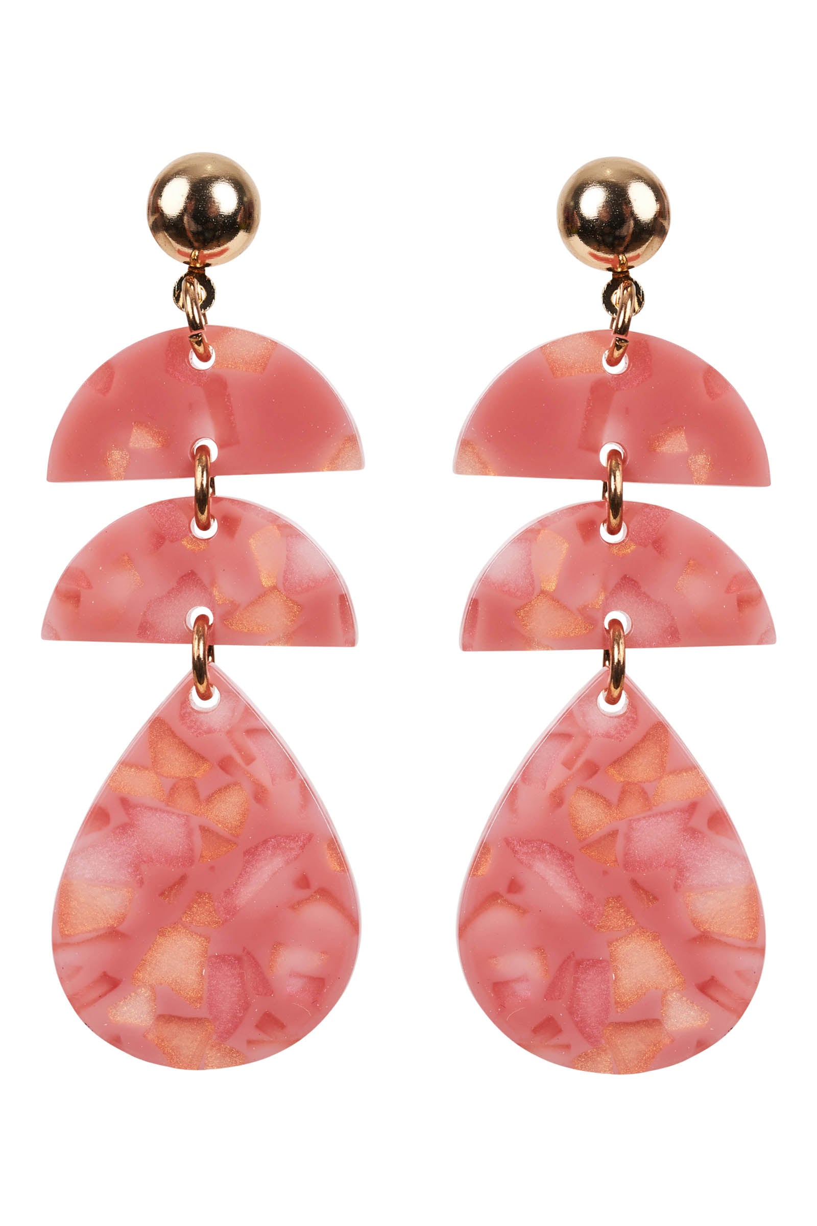 Elan Drop Earring - Lychee - eb&ive Earring