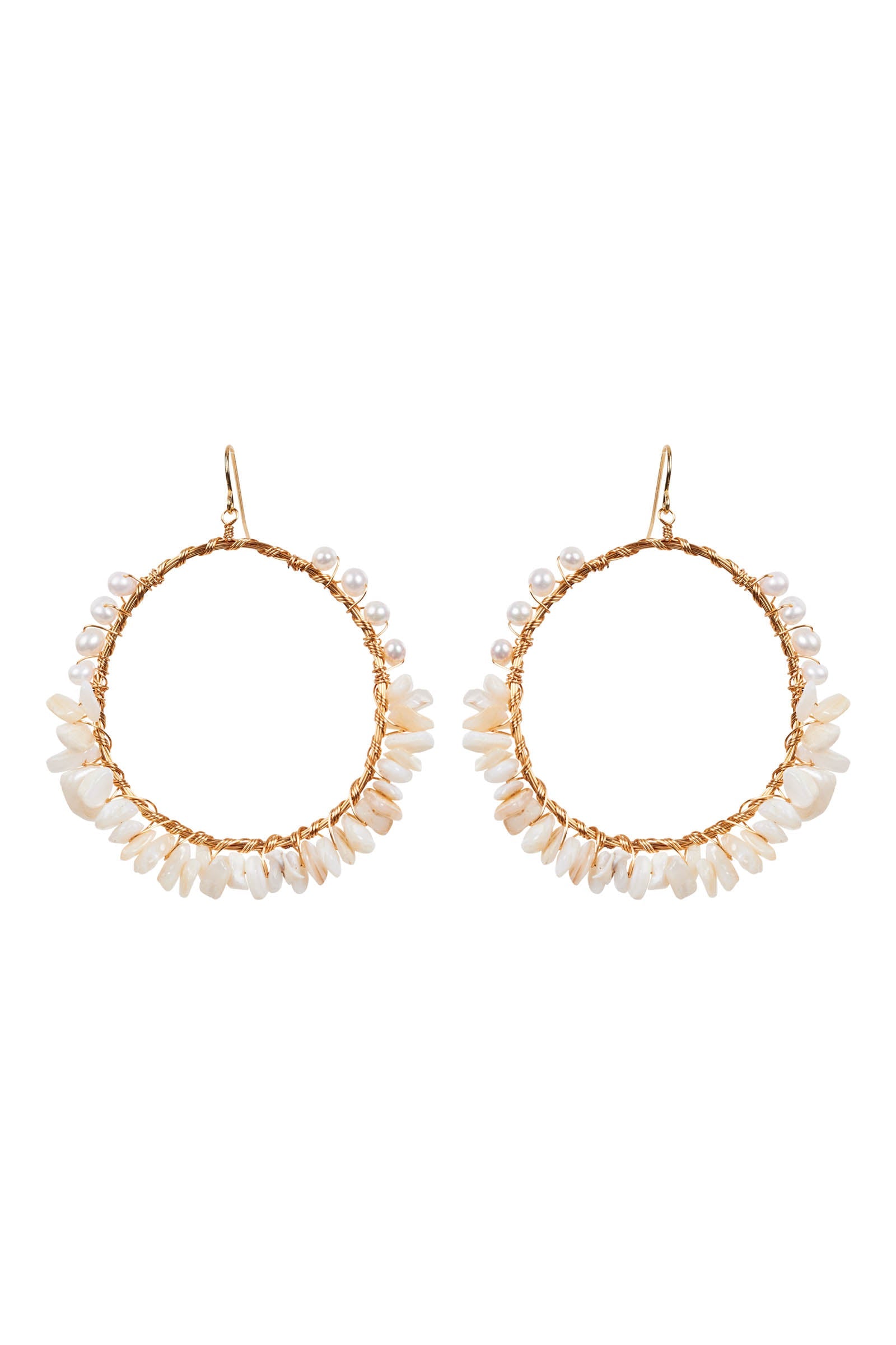 Essence Earring - Shell - eb&ive Earring