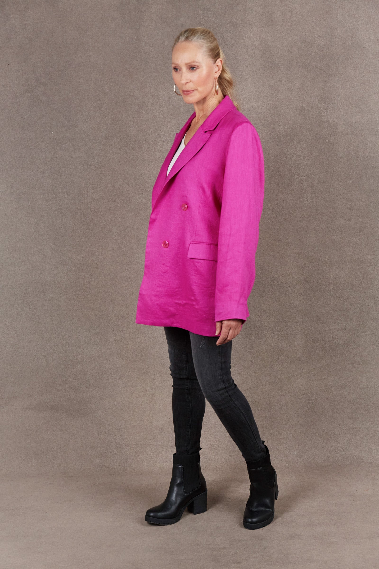 Nama Blazer - Magenta - eb&ive Clothing - Jacket Blazer