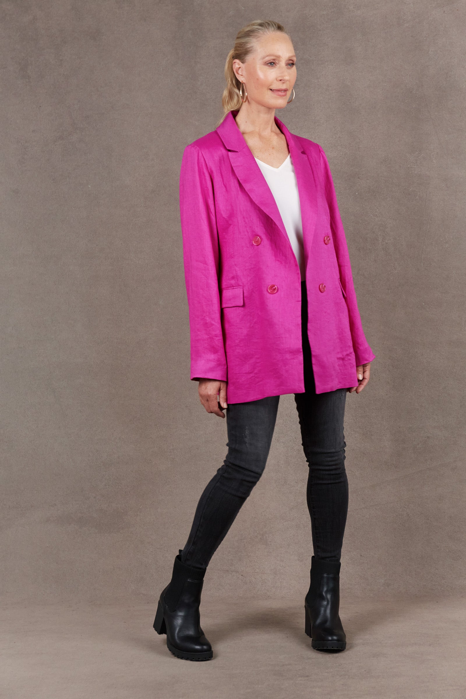 Nama Blazer - Magenta - eb&ive Clothing - Jacket Blazer