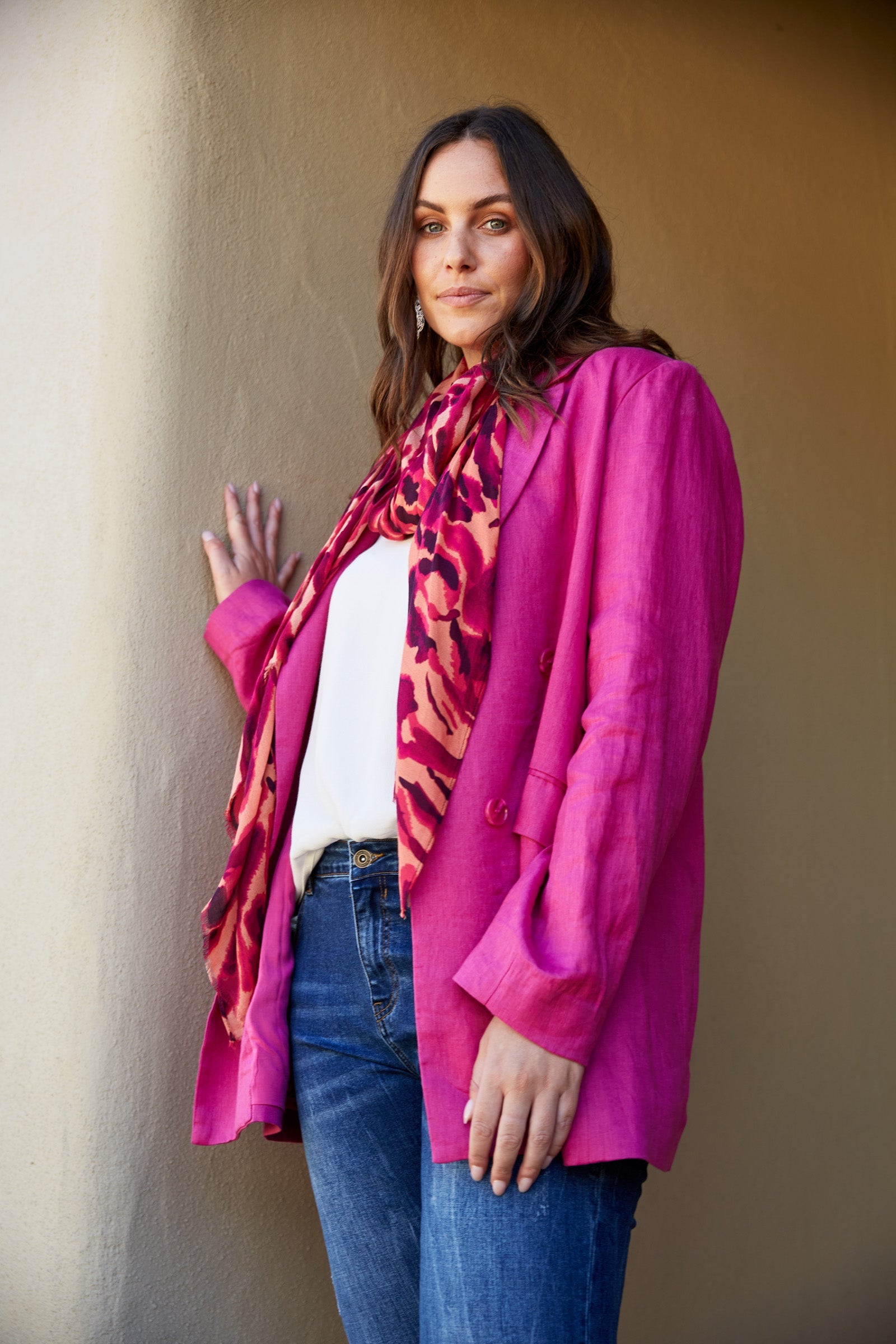 Nama Blazer - Magenta - eb&ive Clothing - Jacket Blazer