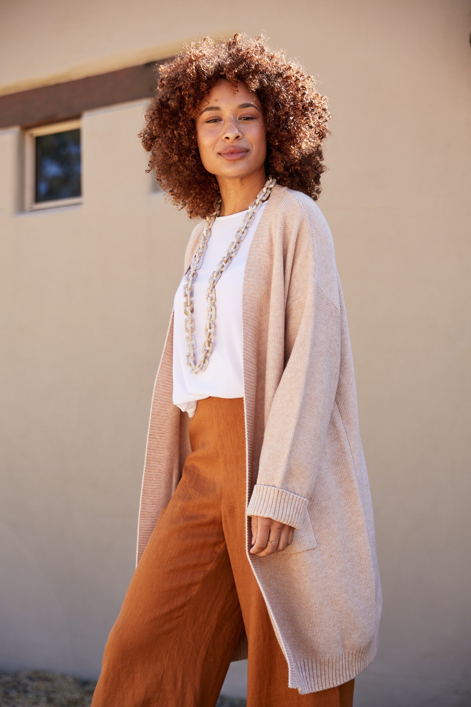 Nama Pant - Ochre - eb&ive Clothing - Pant Relaxed Linen