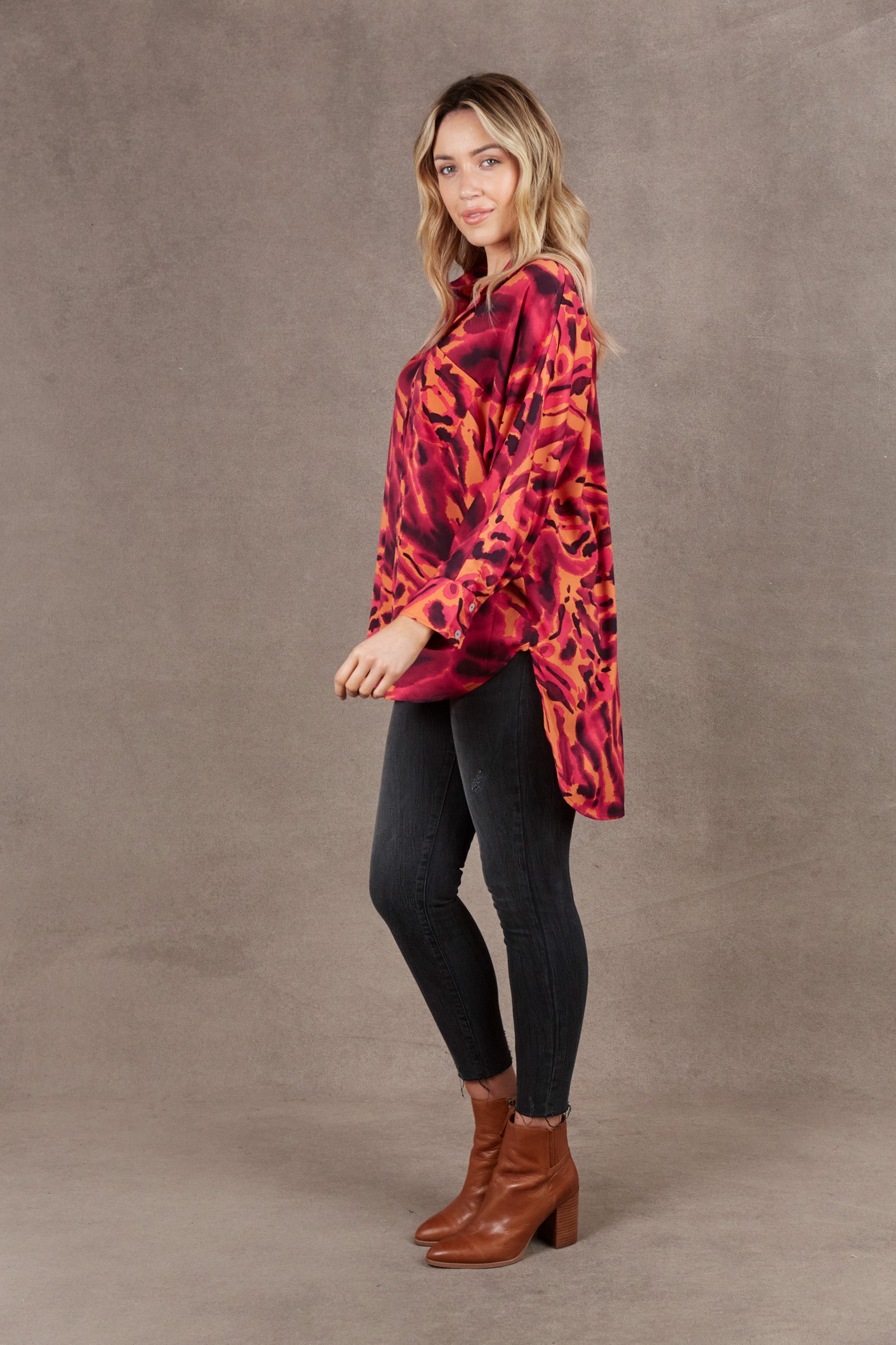 Mayan Shirt - Magenta - eb&ive Clothing - Shirt