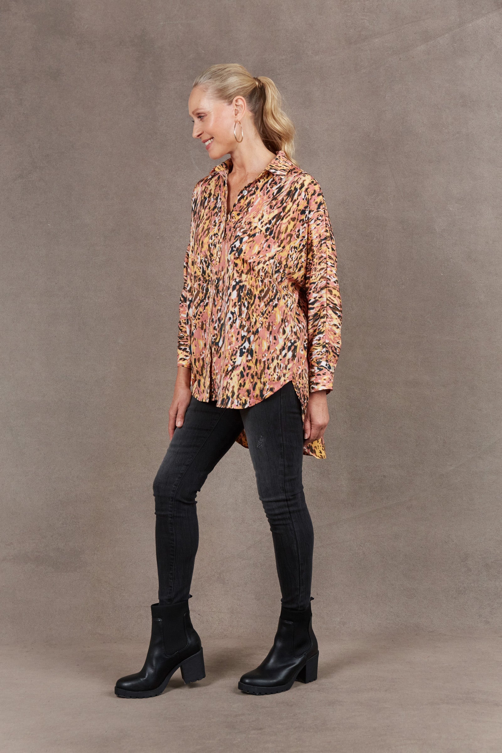 Mayan Shirt - Ochre - eb&ive Clothing - Shirt