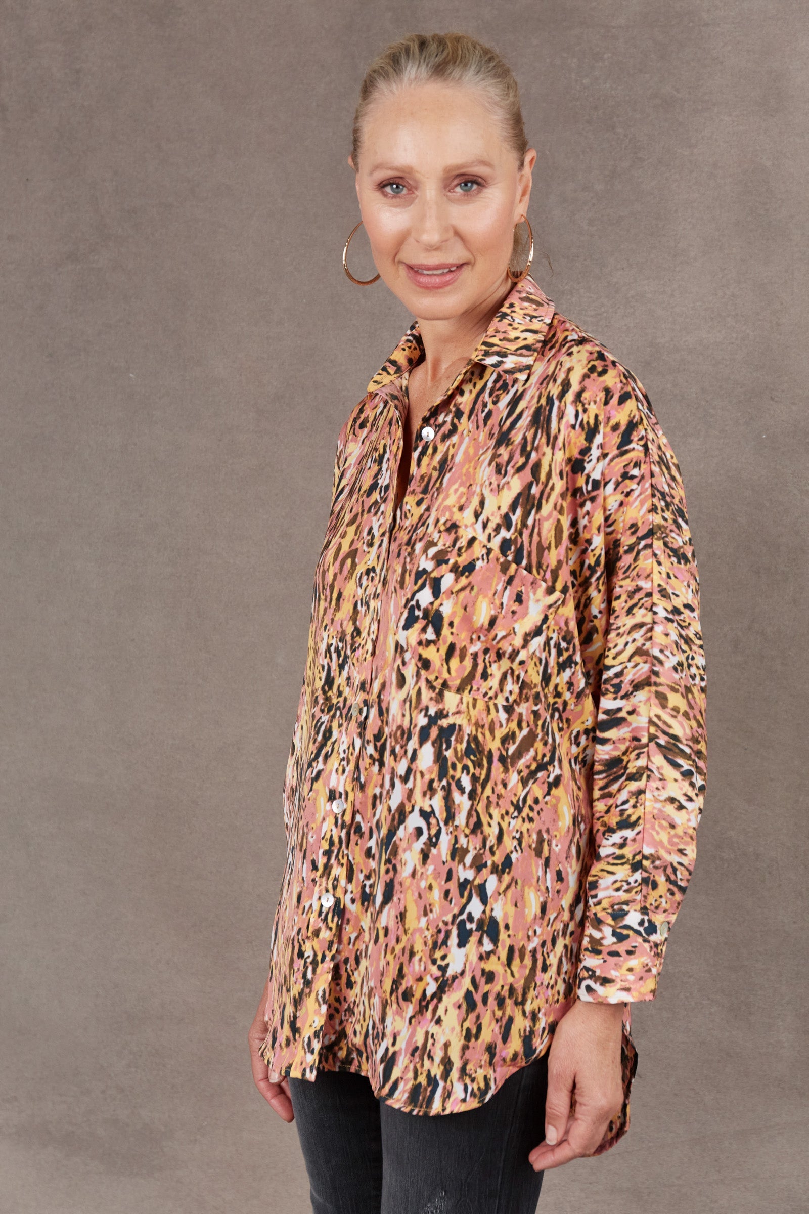 Mayan Shirt - Ochre - eb&ive Clothing - Shirt