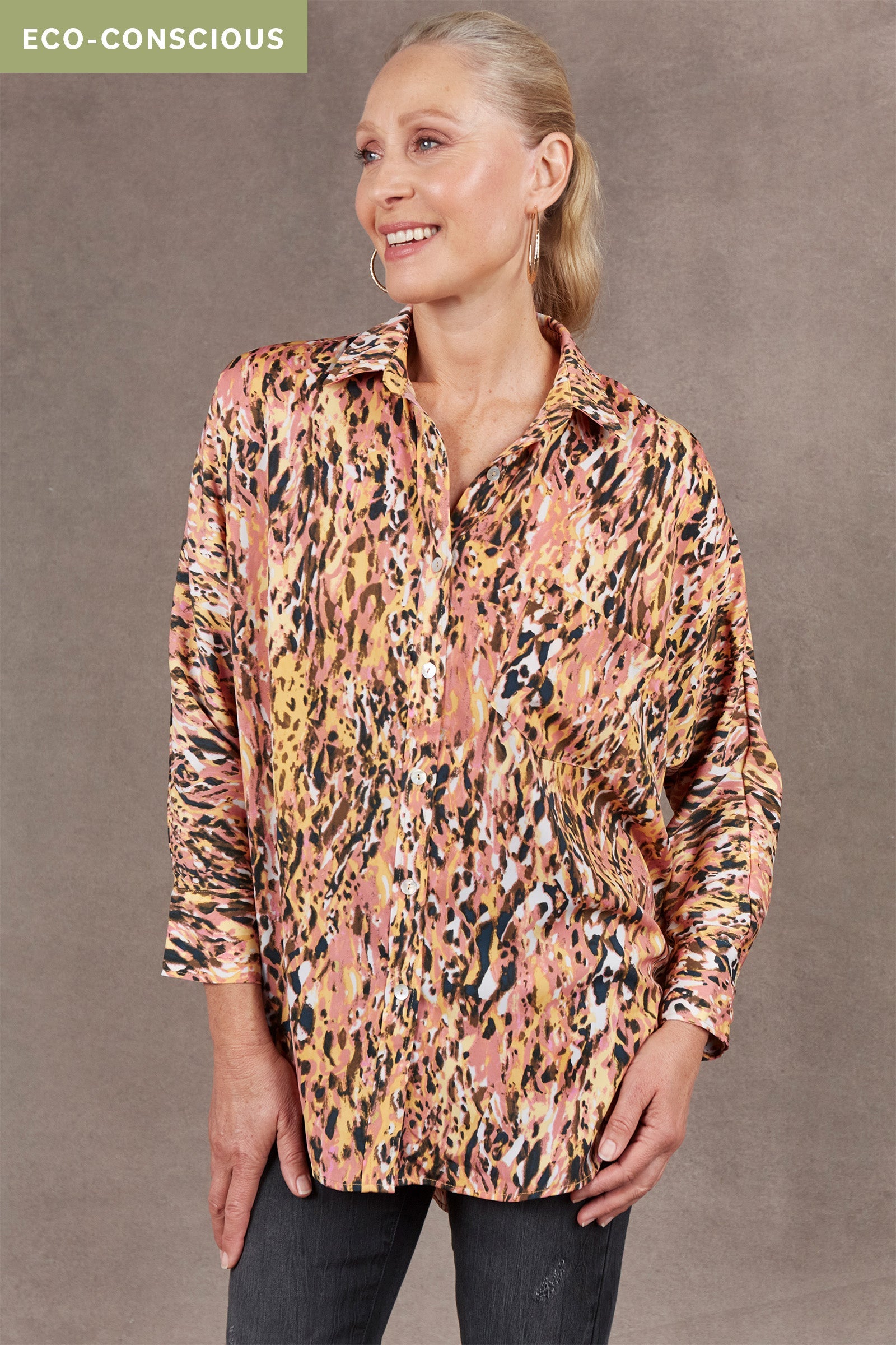 Mayan Shirt - Ochre - eb&ive Clothing - Shirt