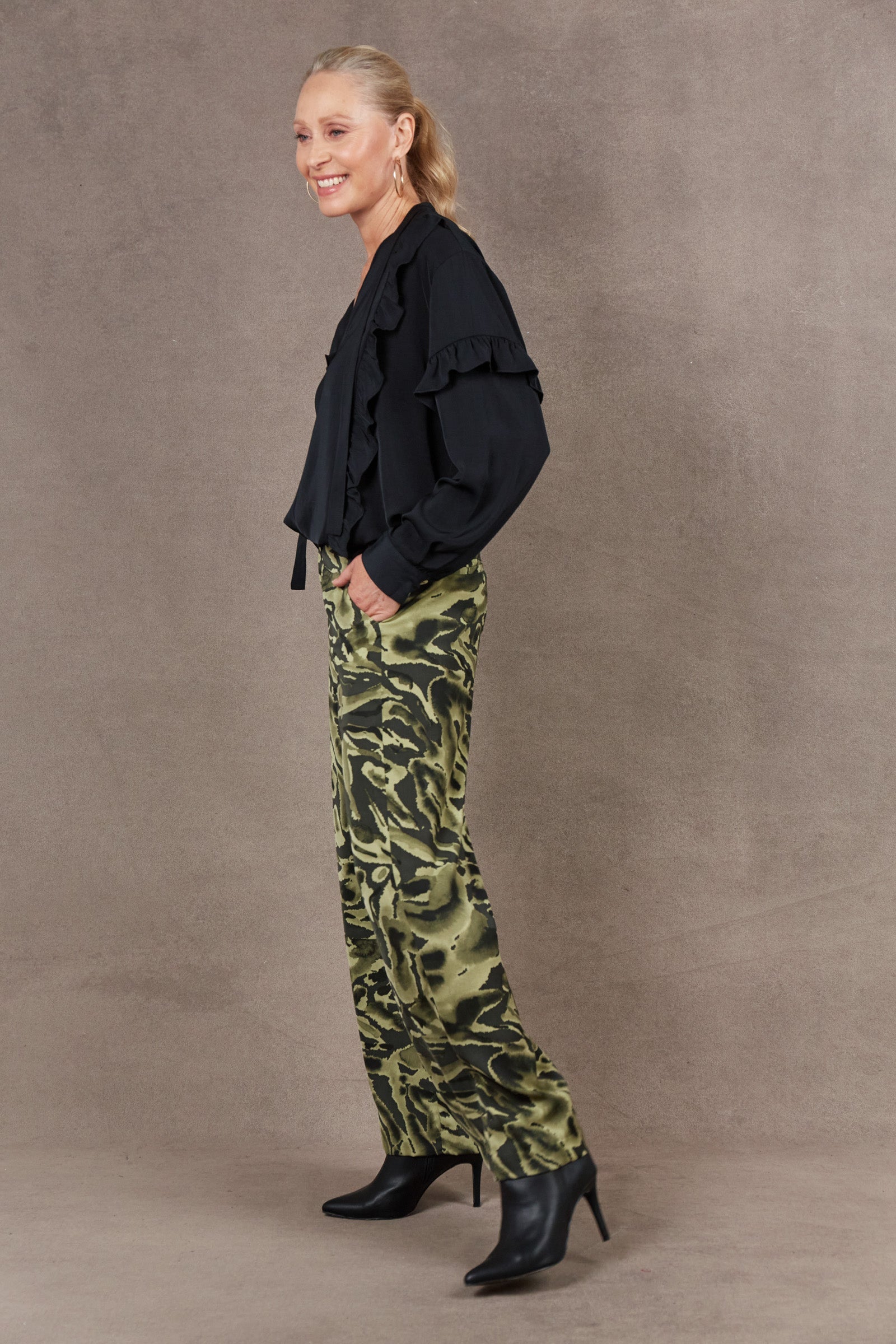 Mayan Pant - Fern - eb&ive Clothing - Pant Wide