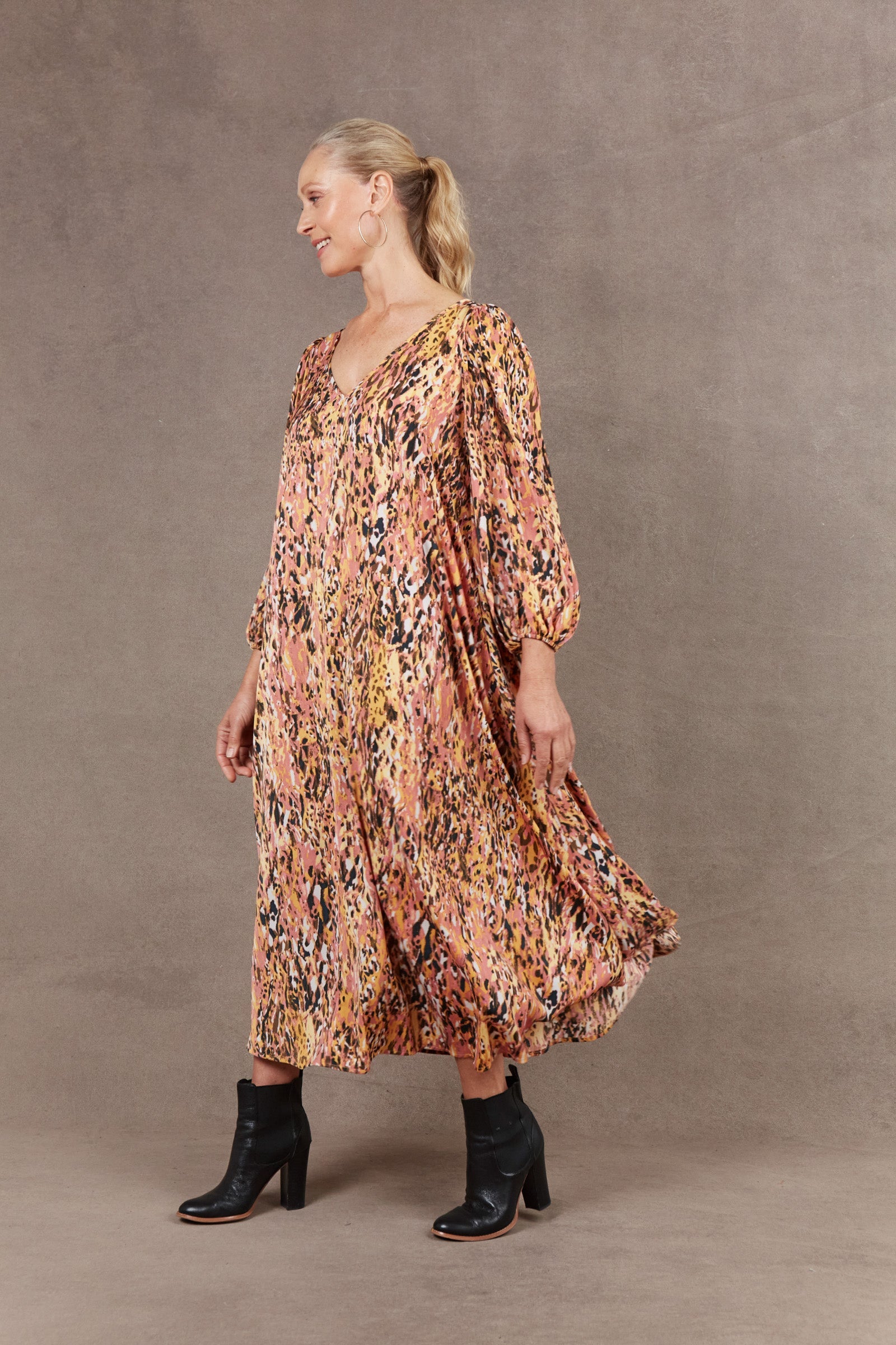 Mayan Maxi - Ochre - eb&ive Clothing - Dress Maxi One Size