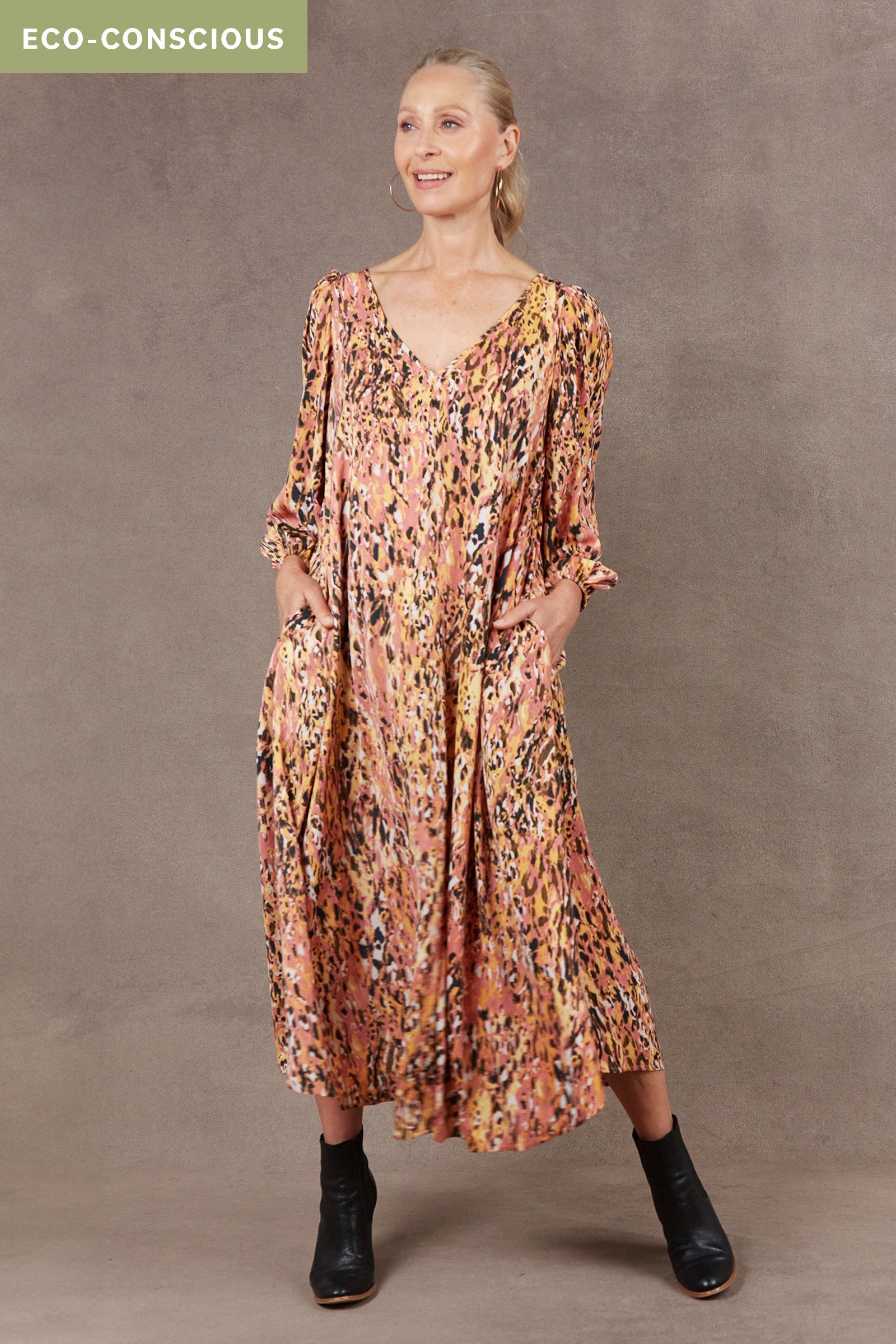 Mayan Maxi - Ochre - eb&ive Clothing - Dress Maxi One Size