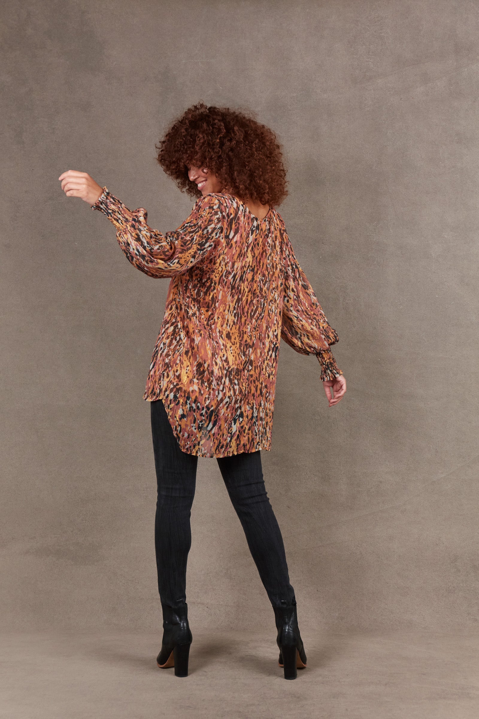 Bantu Top - Ochre - eb&ive Clothing - Top L/S