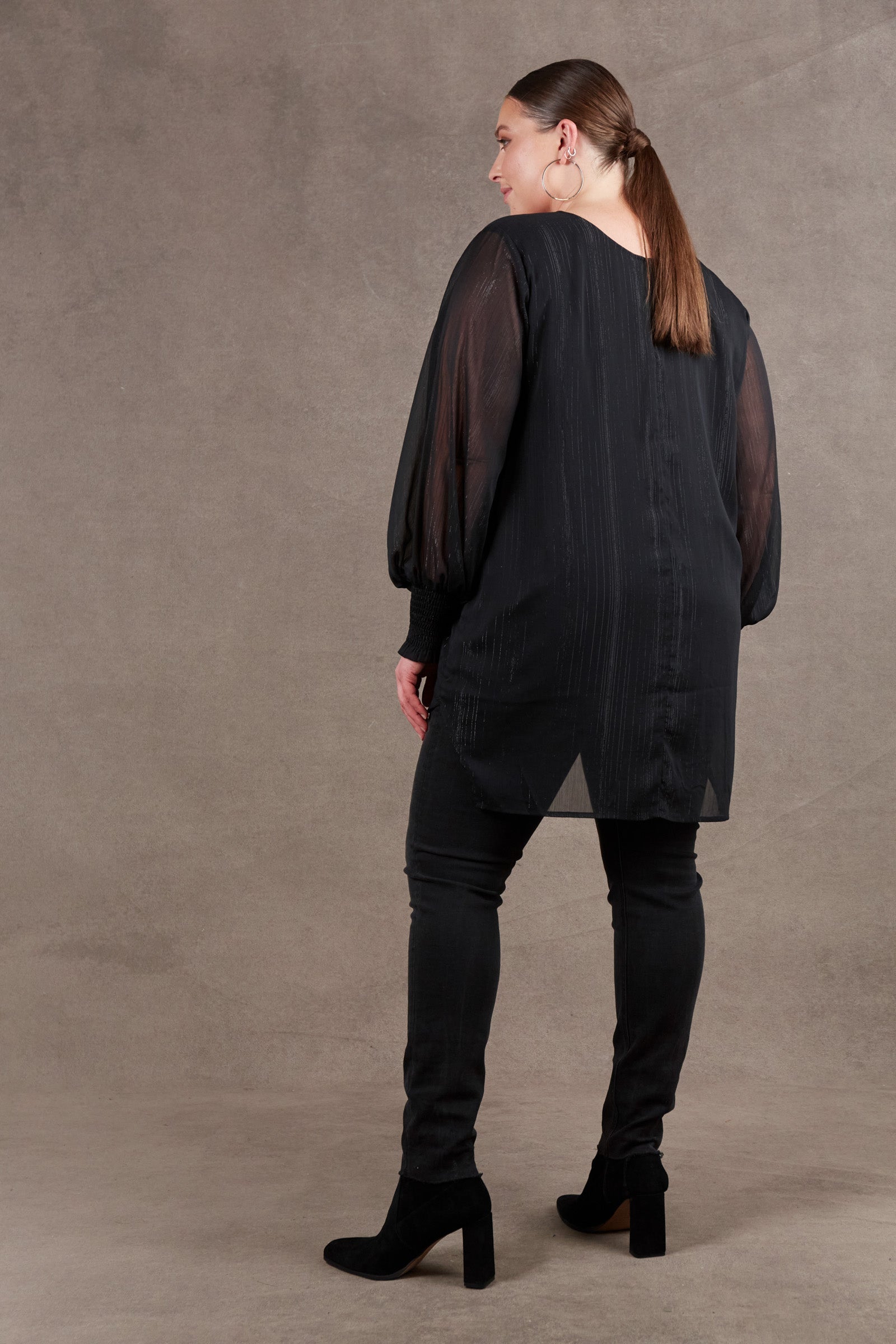 Bantu Top - Ebony - eb&ive Clothing - Top L/S