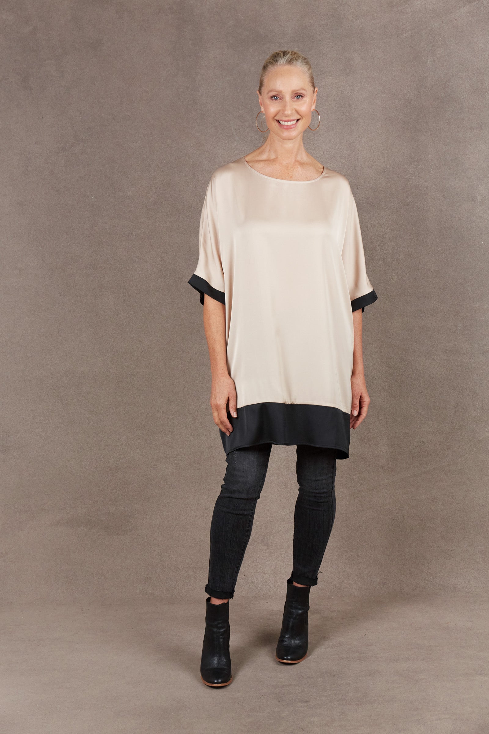 Norse Relax Top - Oyster - eb&ive Clothing - Top One Size Dressy