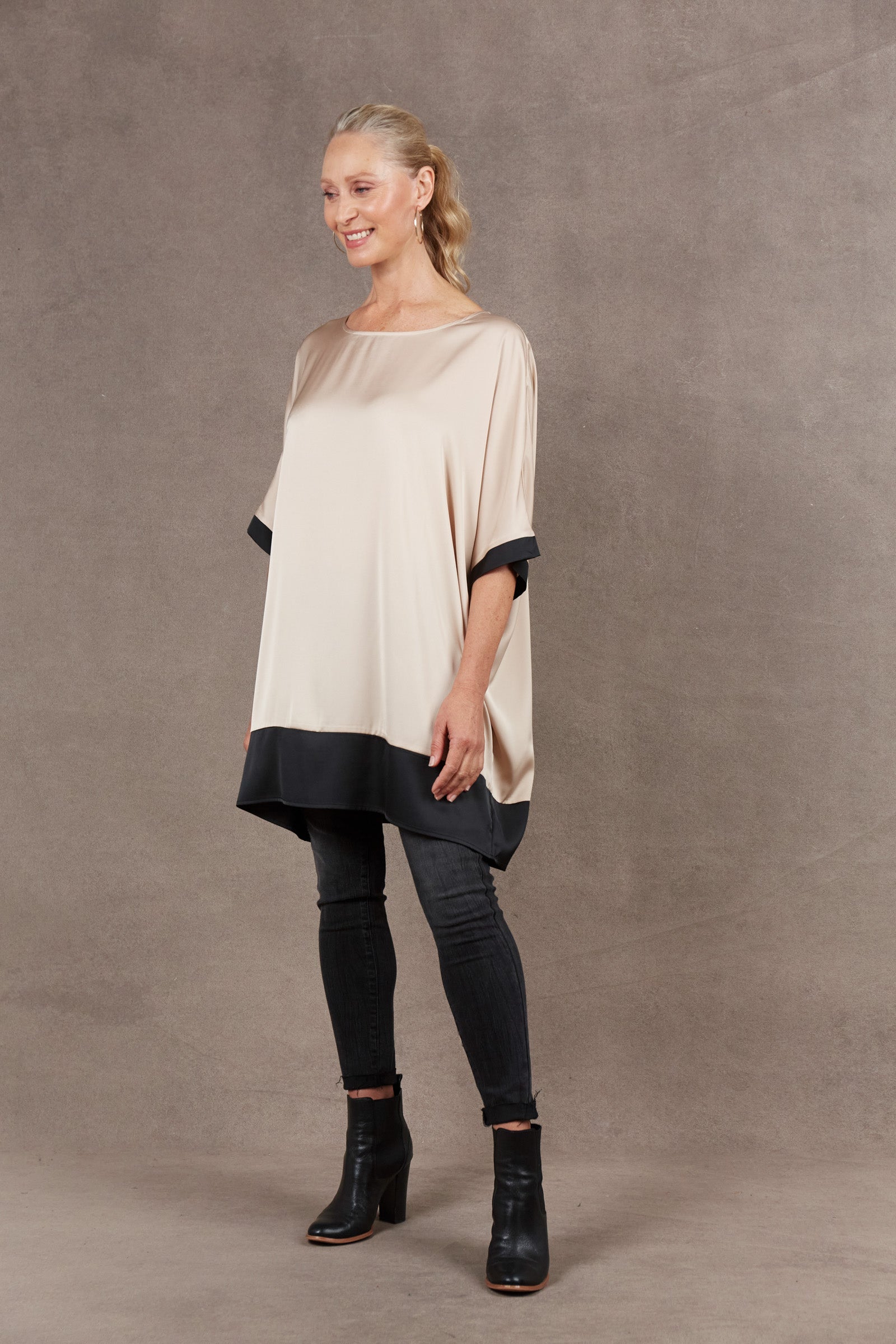 Norse Relax Top - Oyster - eb&ive Clothing - Top One Size Dressy