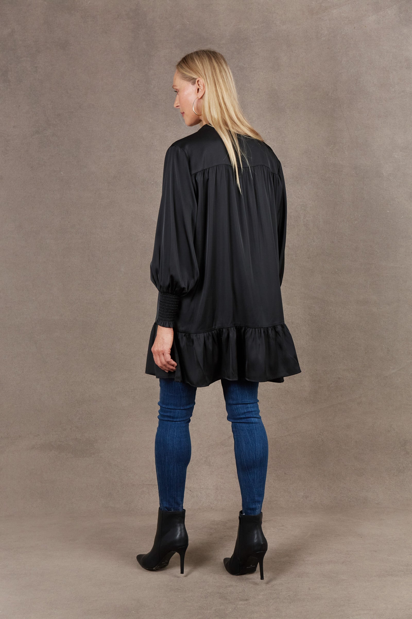 Norse Blouse - Ebony - eb&ive Clothing - Top Dress One Size