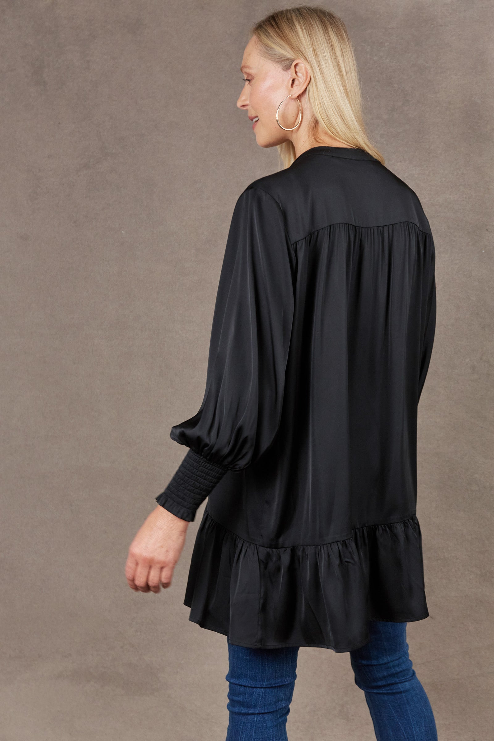 Norse Blouse - Ebony - eb&ive Clothing - Top Dress One Size