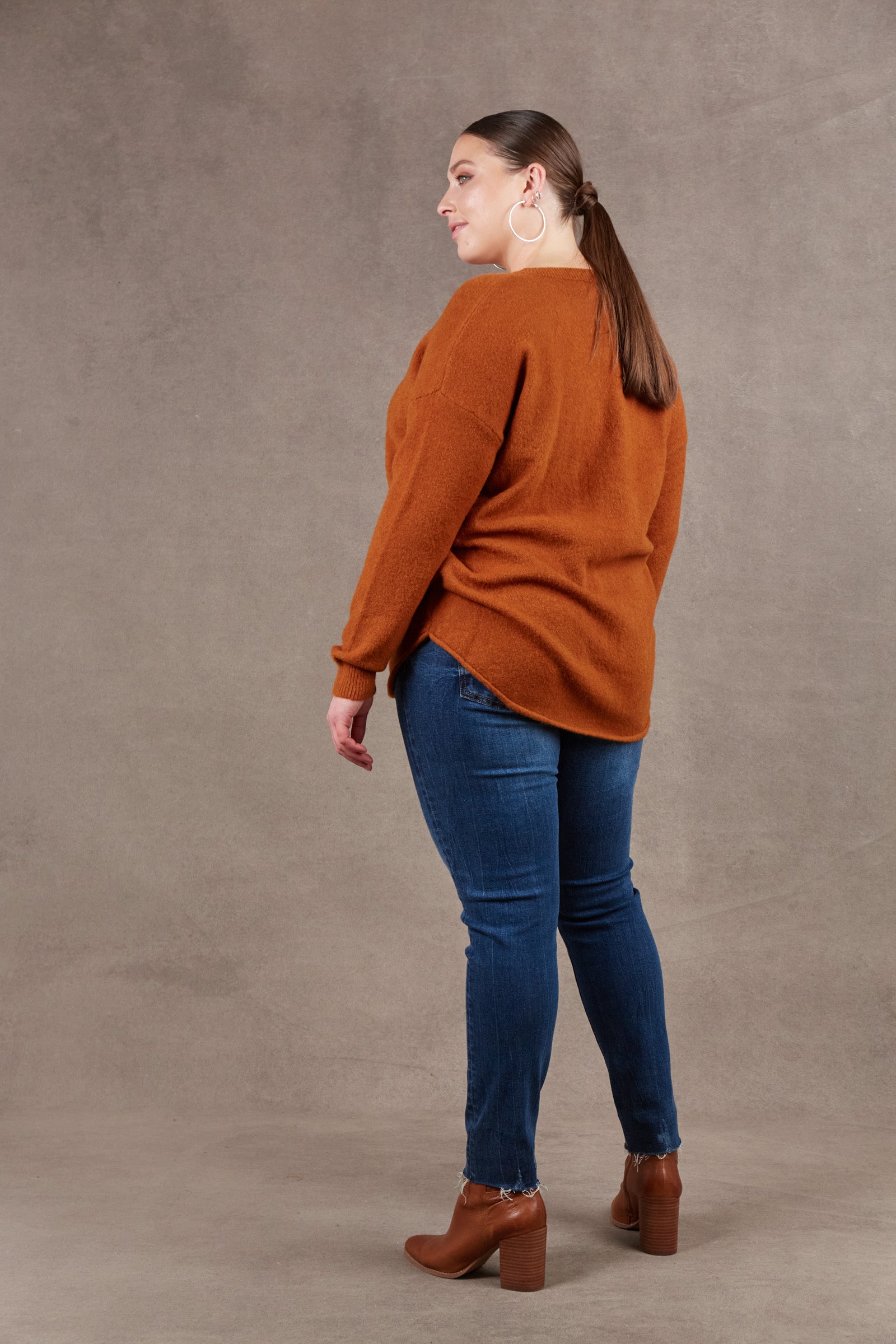 Paarl Knit - Ochre - eb&ive Clothing - Knit Jumper