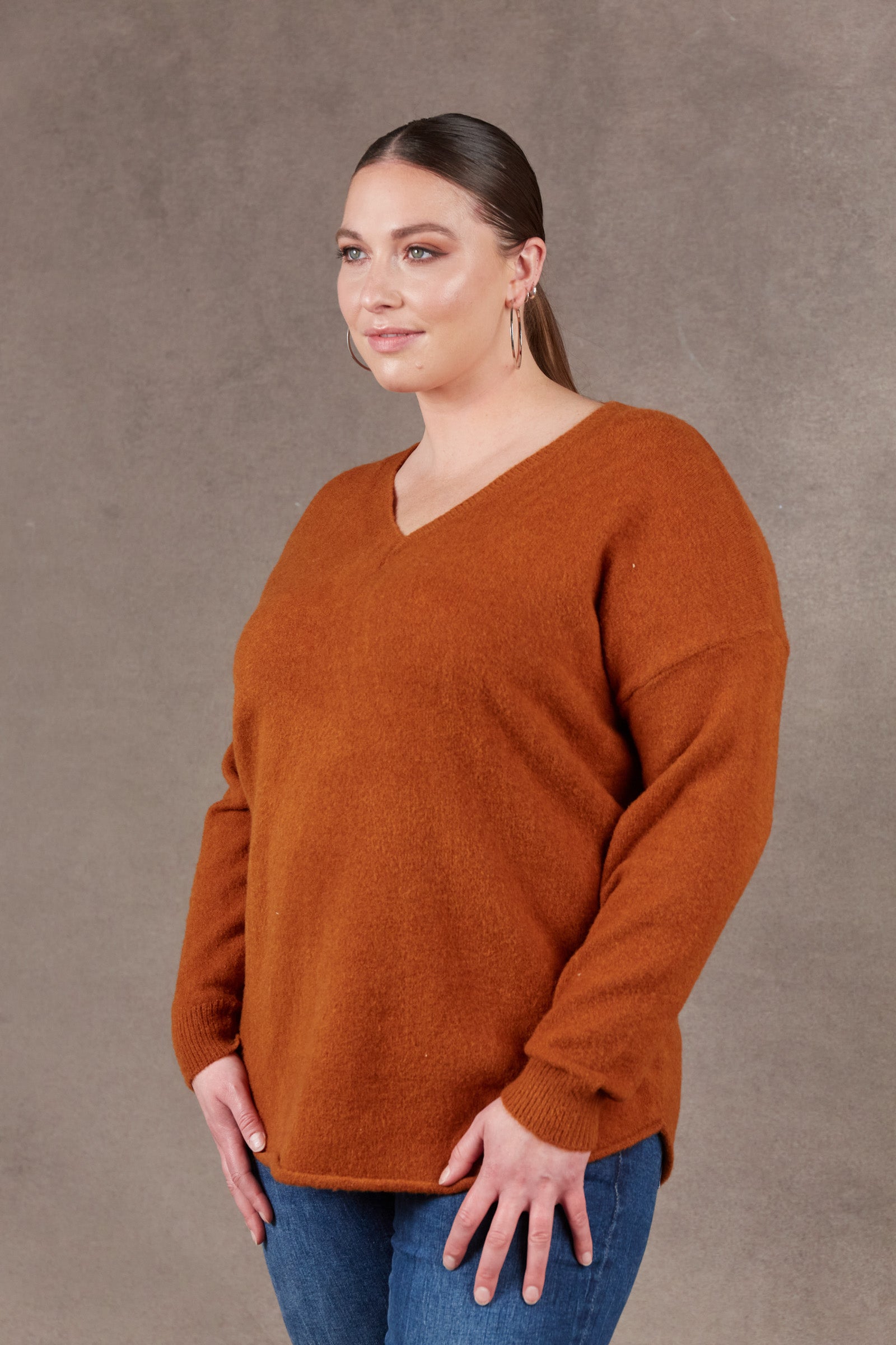 Paarl Knit - Ochre - eb&ive Clothing - Knit Jumper