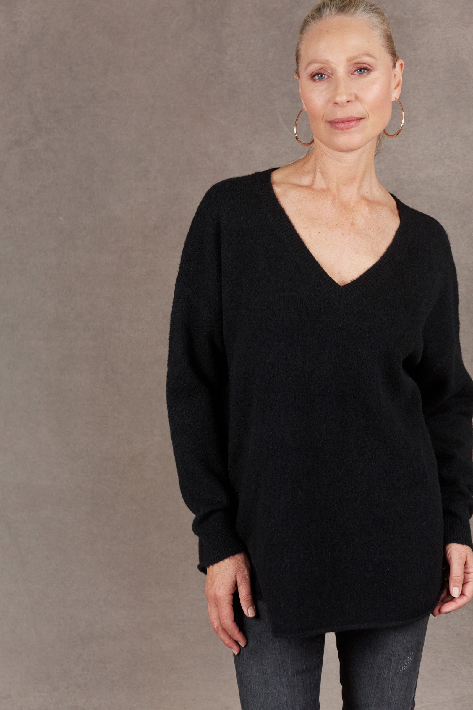 Paarl Knit - Ebony - eb&ive Clothing - Knit Jumper