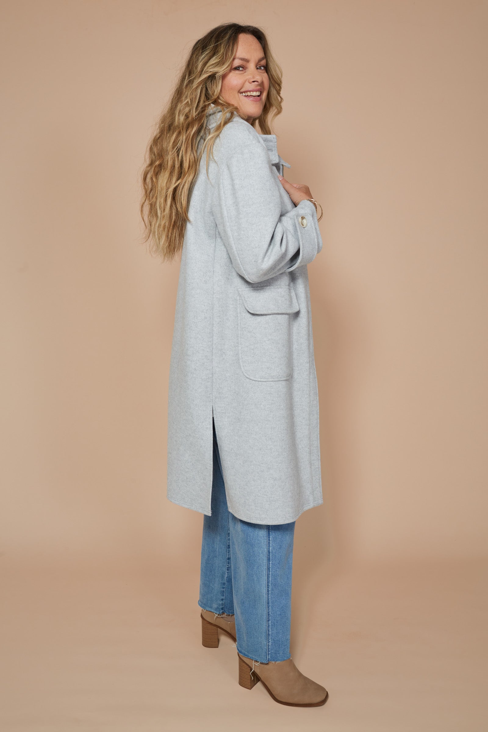 Mohave Hood Jacket - Grey - eb&ive Clothing - Jacket