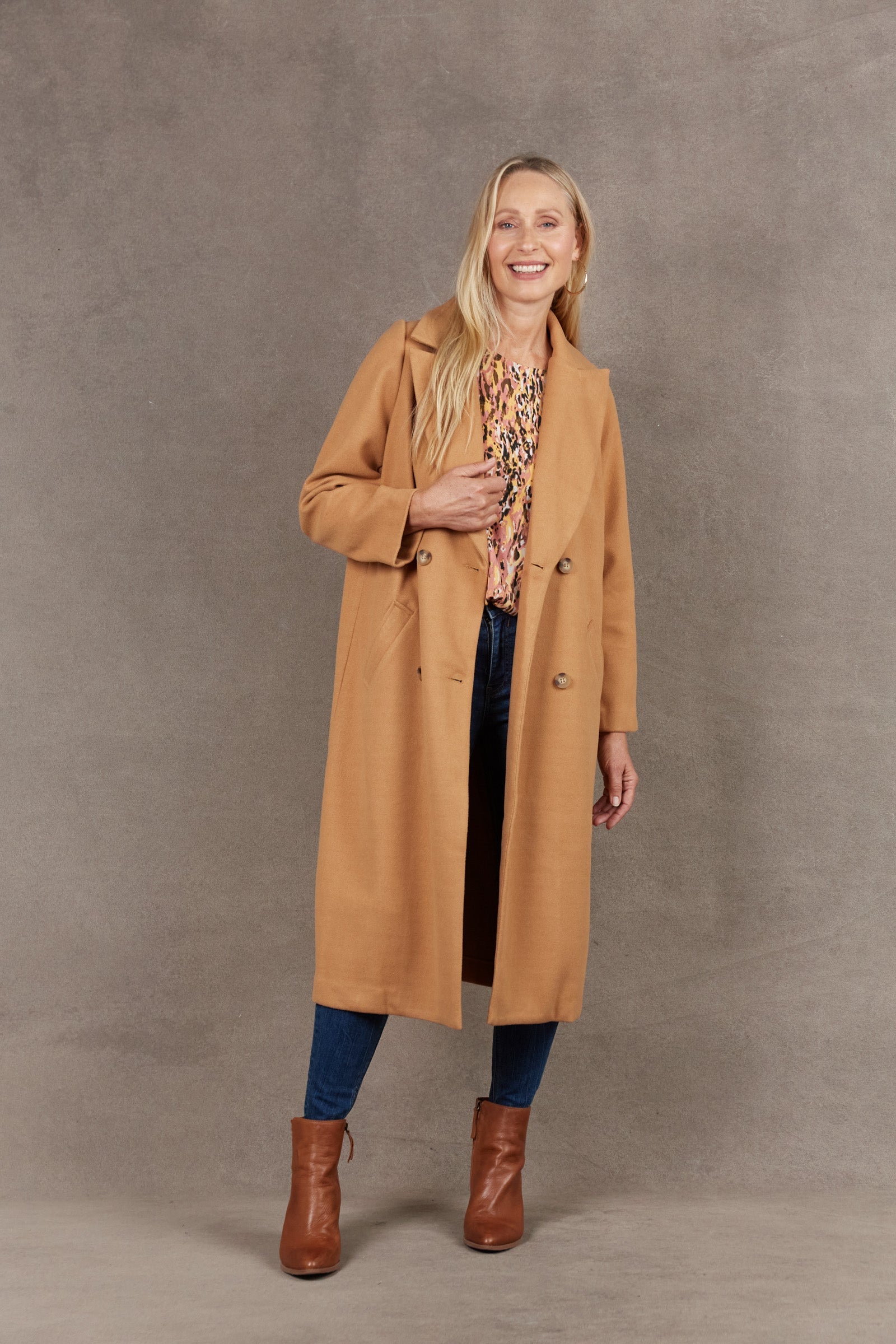 Mohave Coat - Camel - eb&ive Clothing - Jacket
