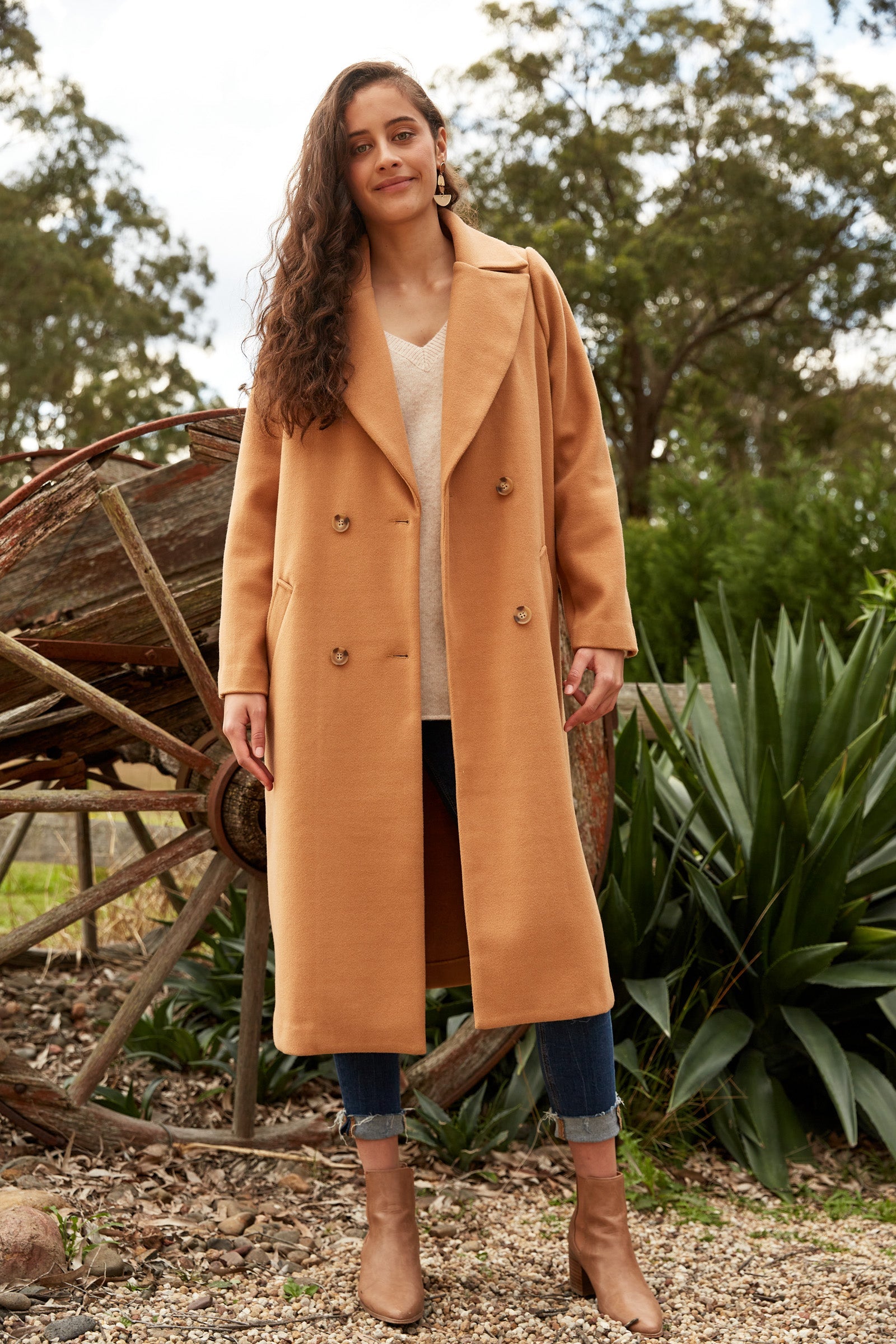 Mohave Coat - Camel - eb&ive Clothing - Jacket
