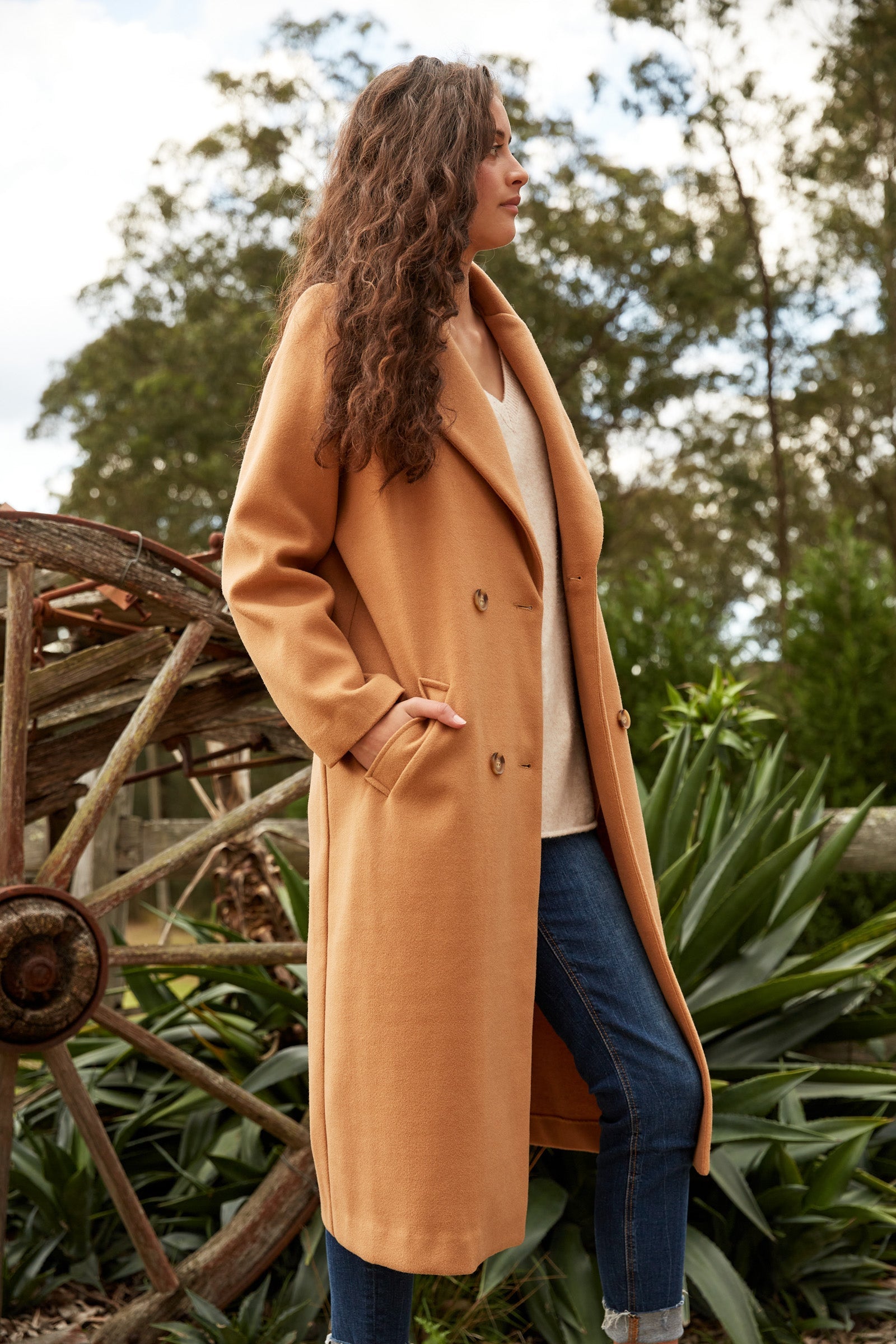 Mohave Coat - Camel - eb&ive Clothing - Jacket