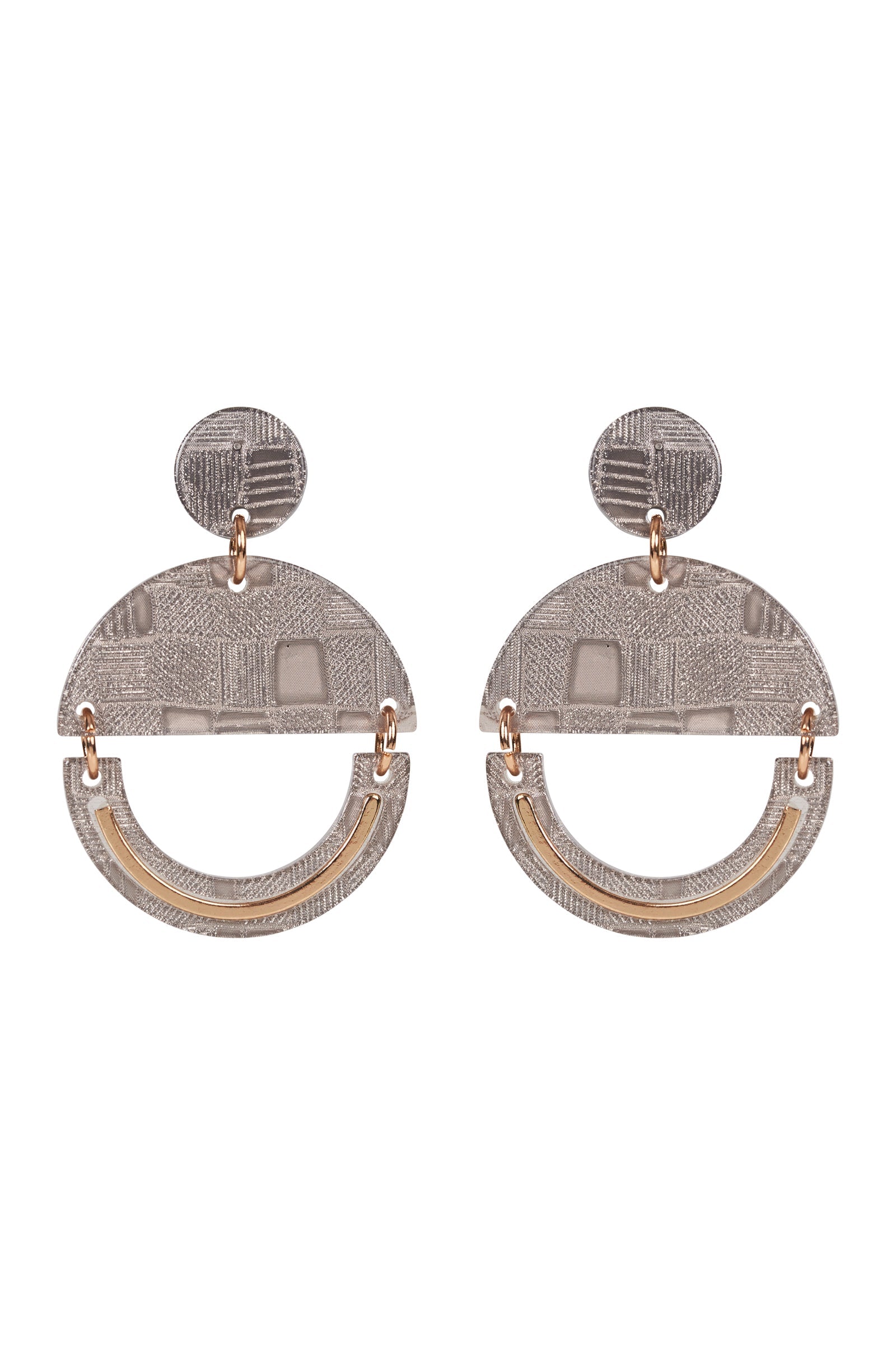 Bantu Dome Earring - Smoke - eb&ive Earring