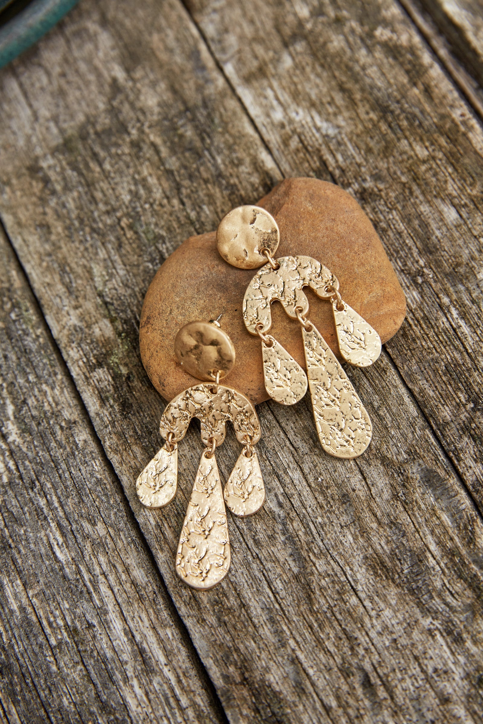 Paarl Droplet Earring - Gold - eb&ive Earring
