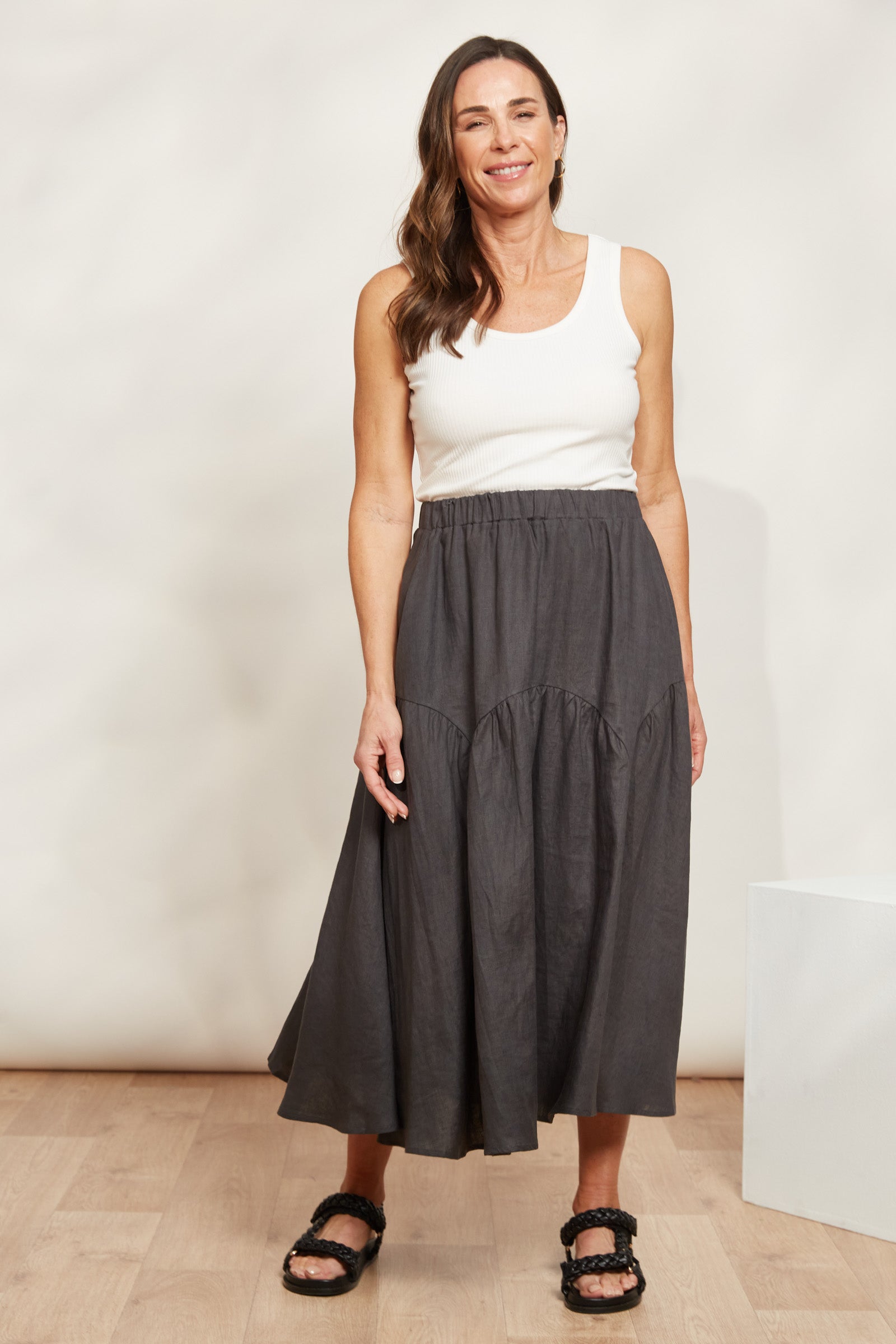 Halcyon Skirt - Oyster