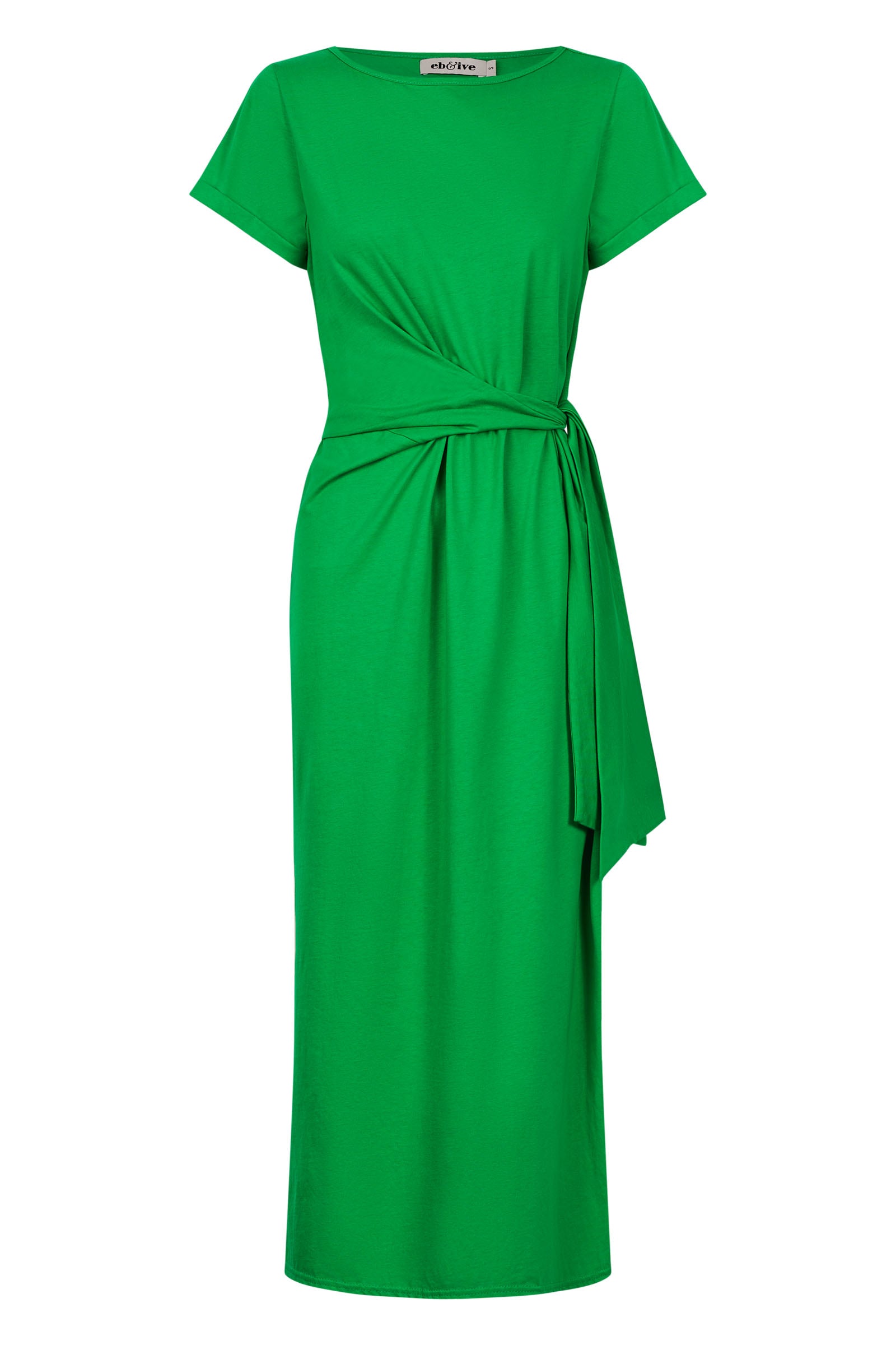 Verano Tie Dress - Emerald