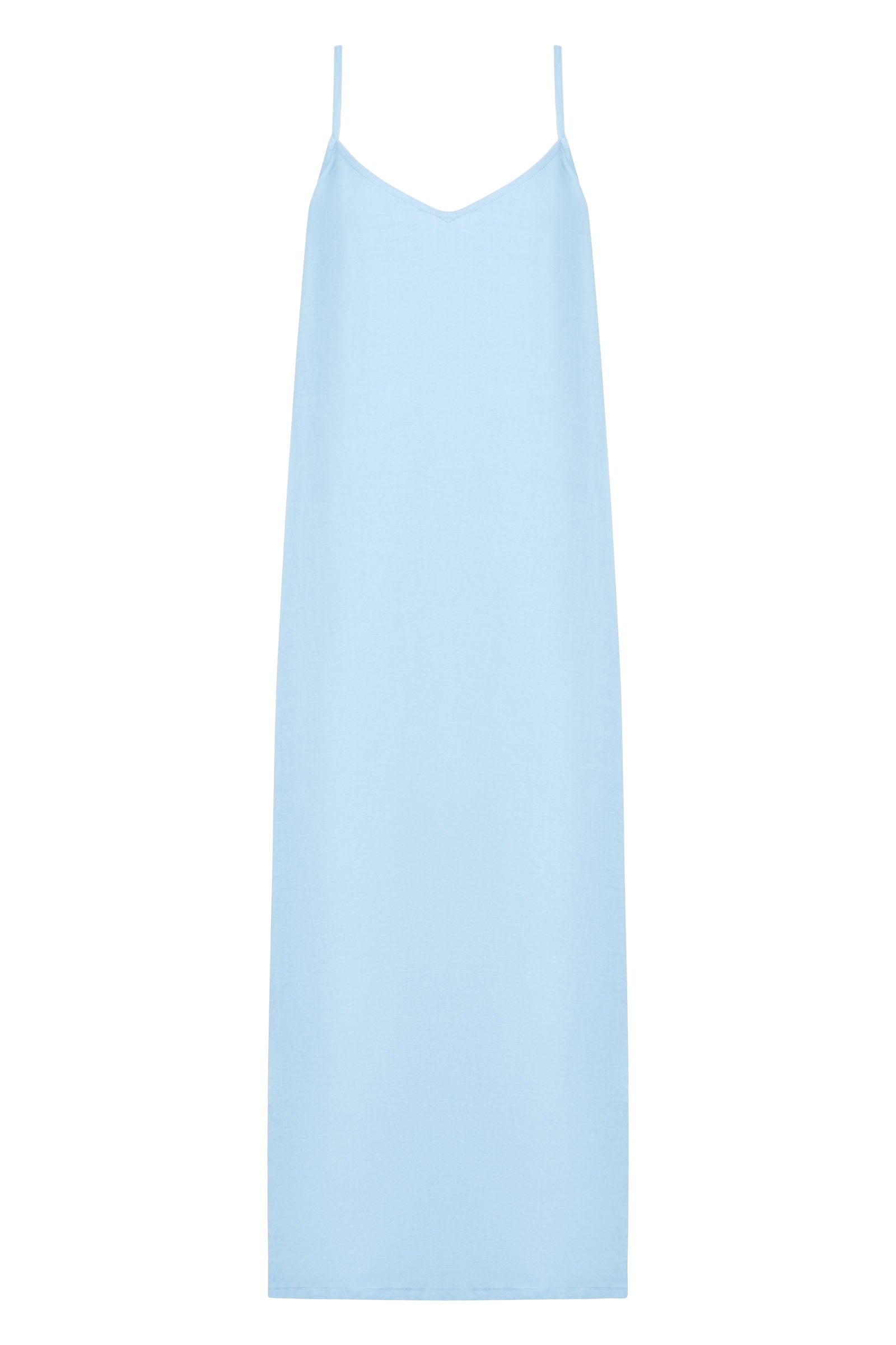 Sojourn Tank Maxi - Coast - eb&ive Clothing - Dress Strappy Maxi Linen