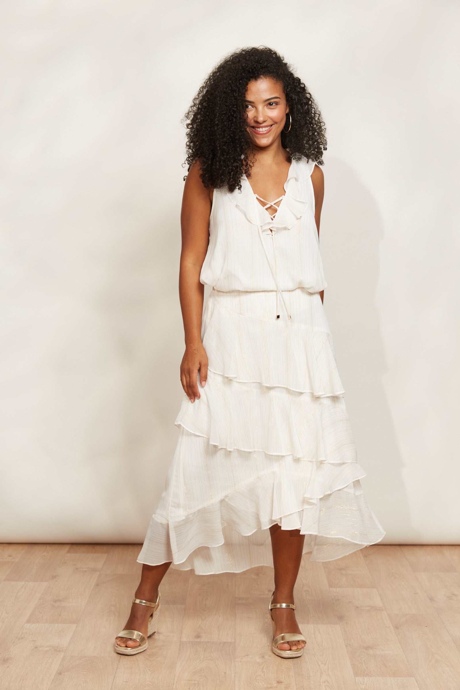 Sereno Skirt - Pearl - eb&ive Clothing - Skirt Mid