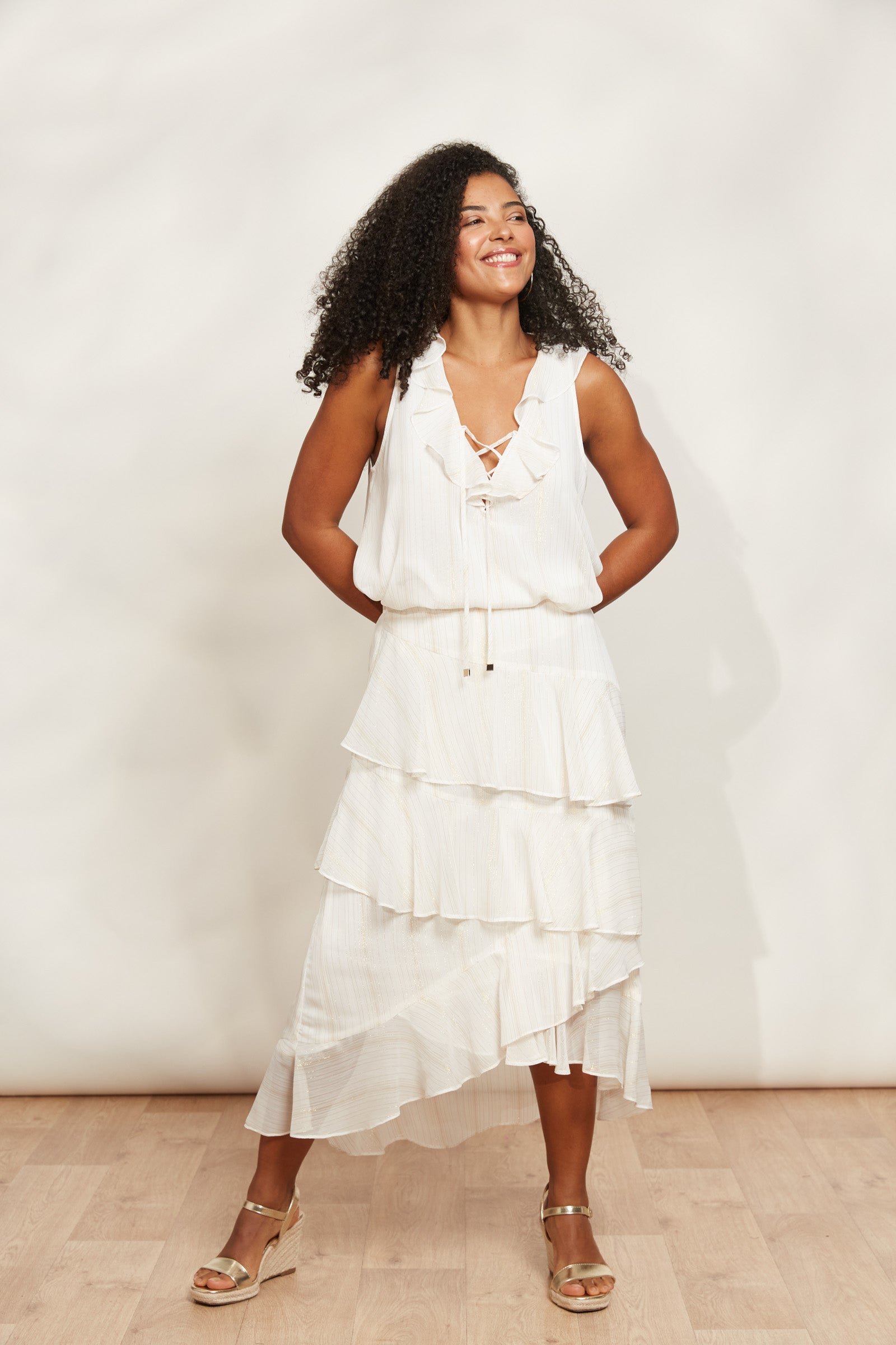 Sereno Skirt - Pearl - eb&ive Clothing - Skirt Mid