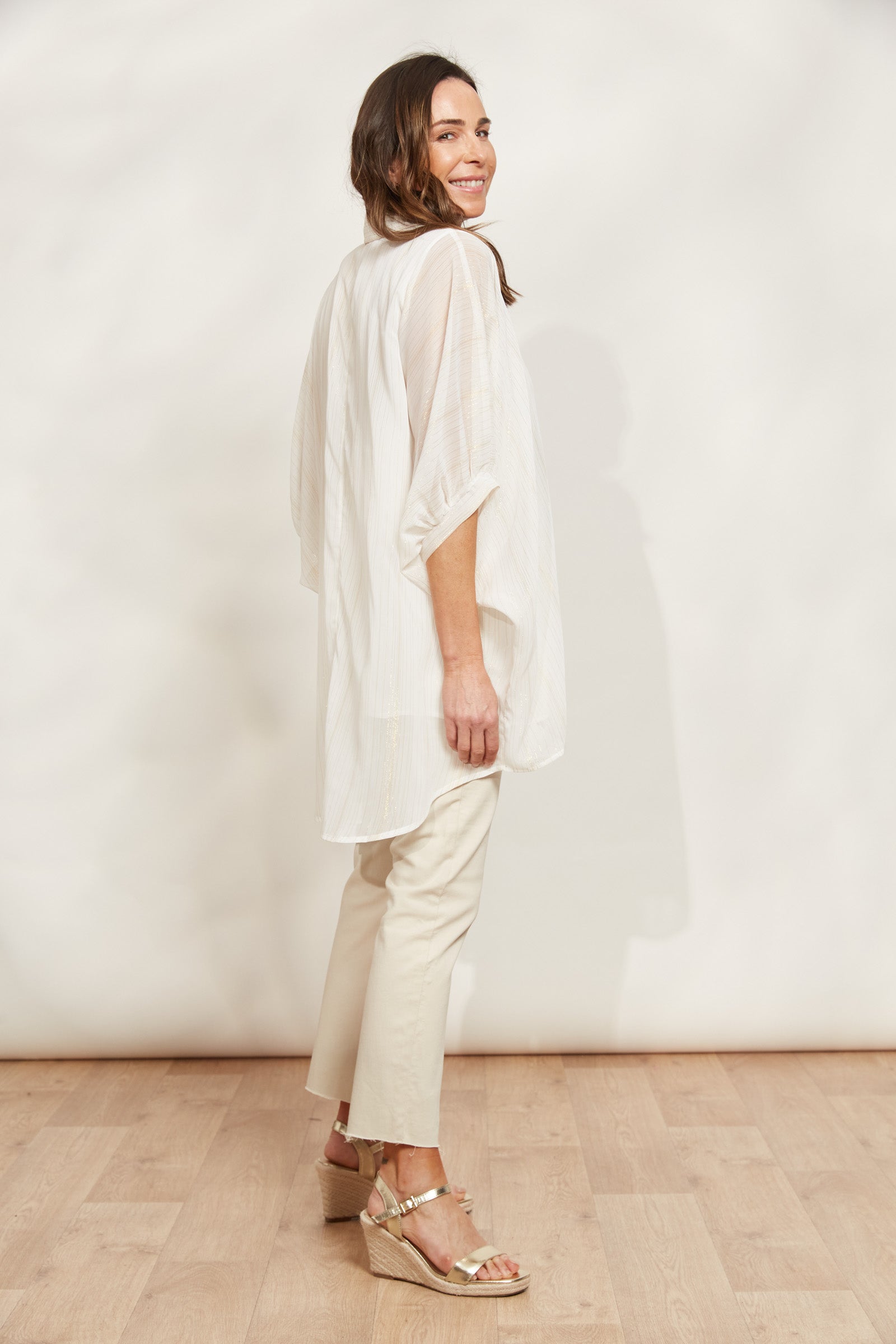 Sereno Relaxed Shirt - Pearl