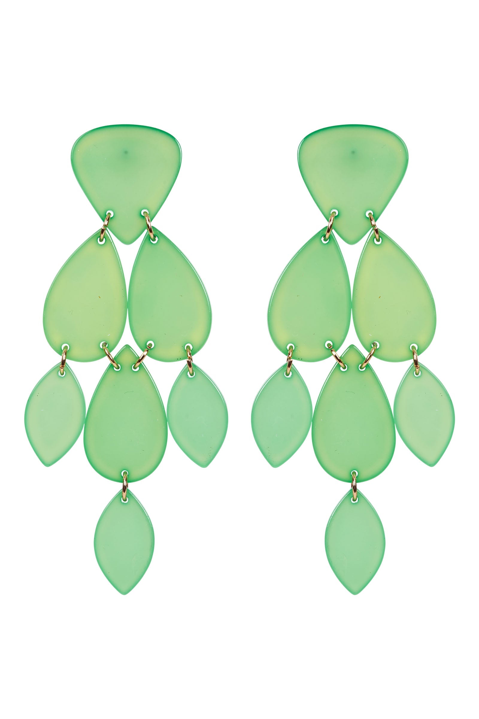 Elysian Drop Earring - Emerald - eb&ive Earring
