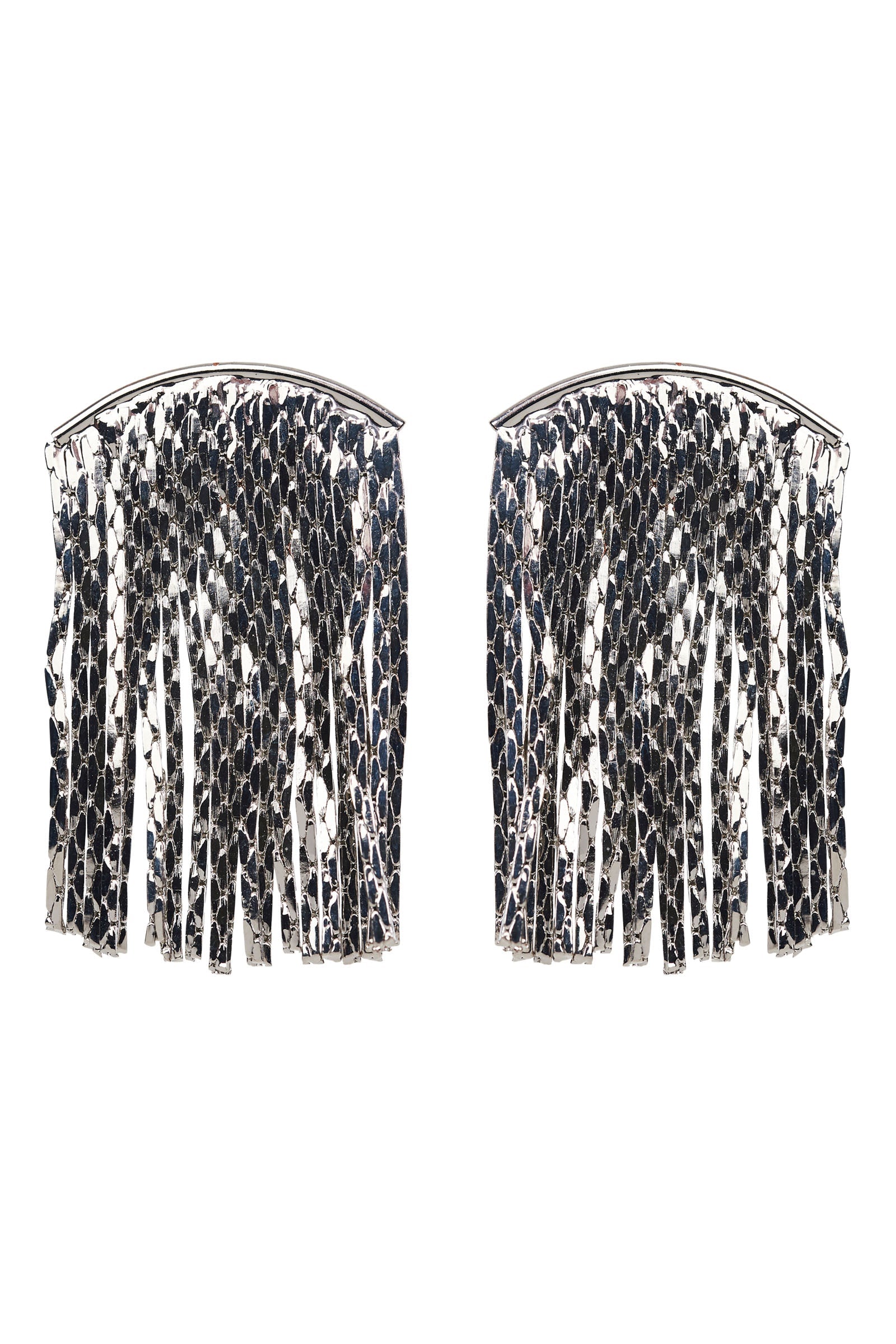 Lujo Drop Earring  - Silver - eb&ive Earring