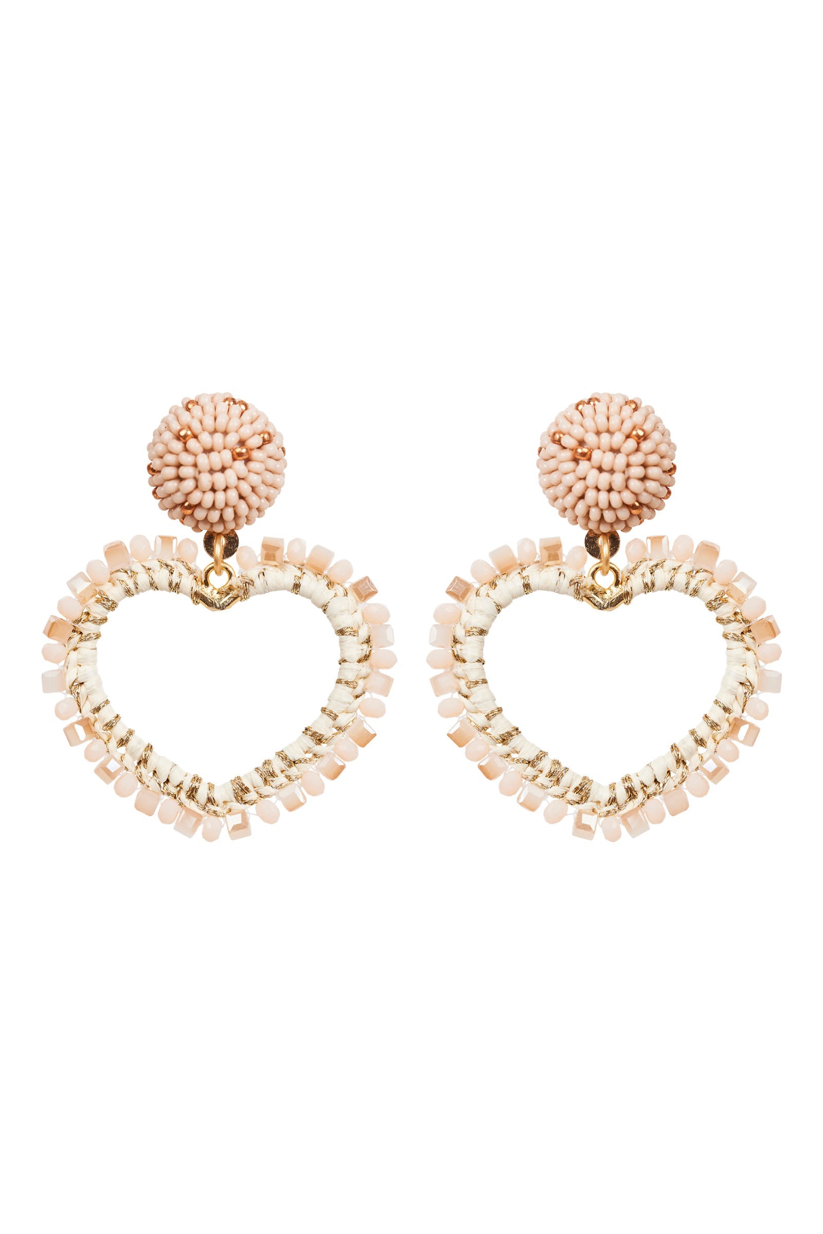 Palme Earring - Cream - eb&ive Earring