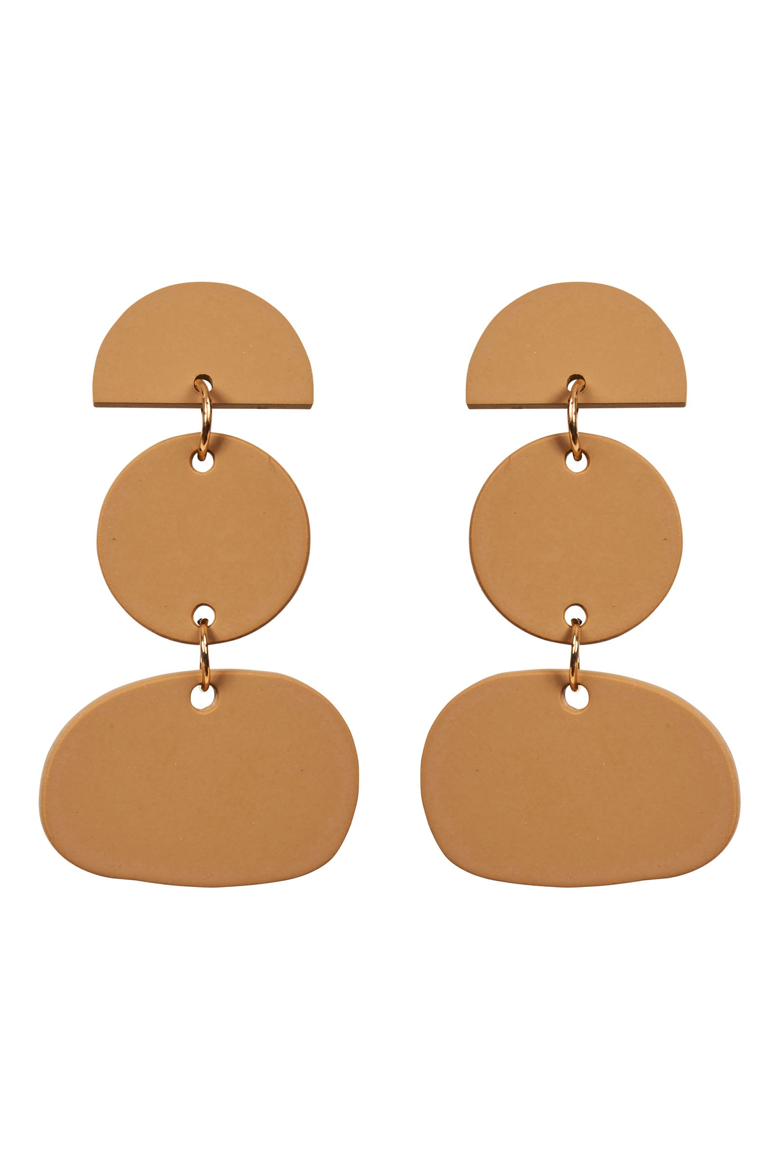 Lido Earring  - Camel - eb&ive Earring