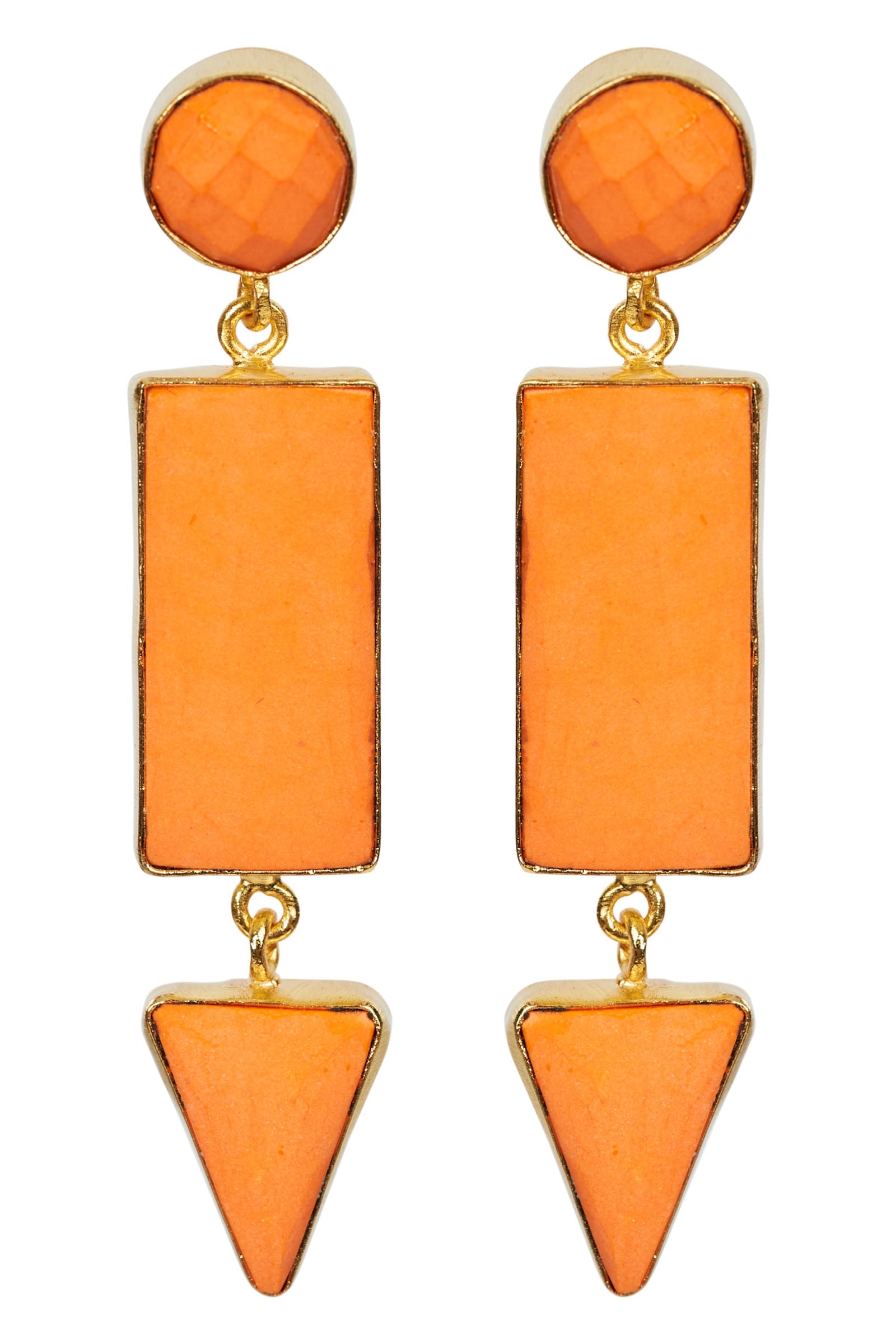 Le Soleil Earring - Papaya - eb&ive Earring