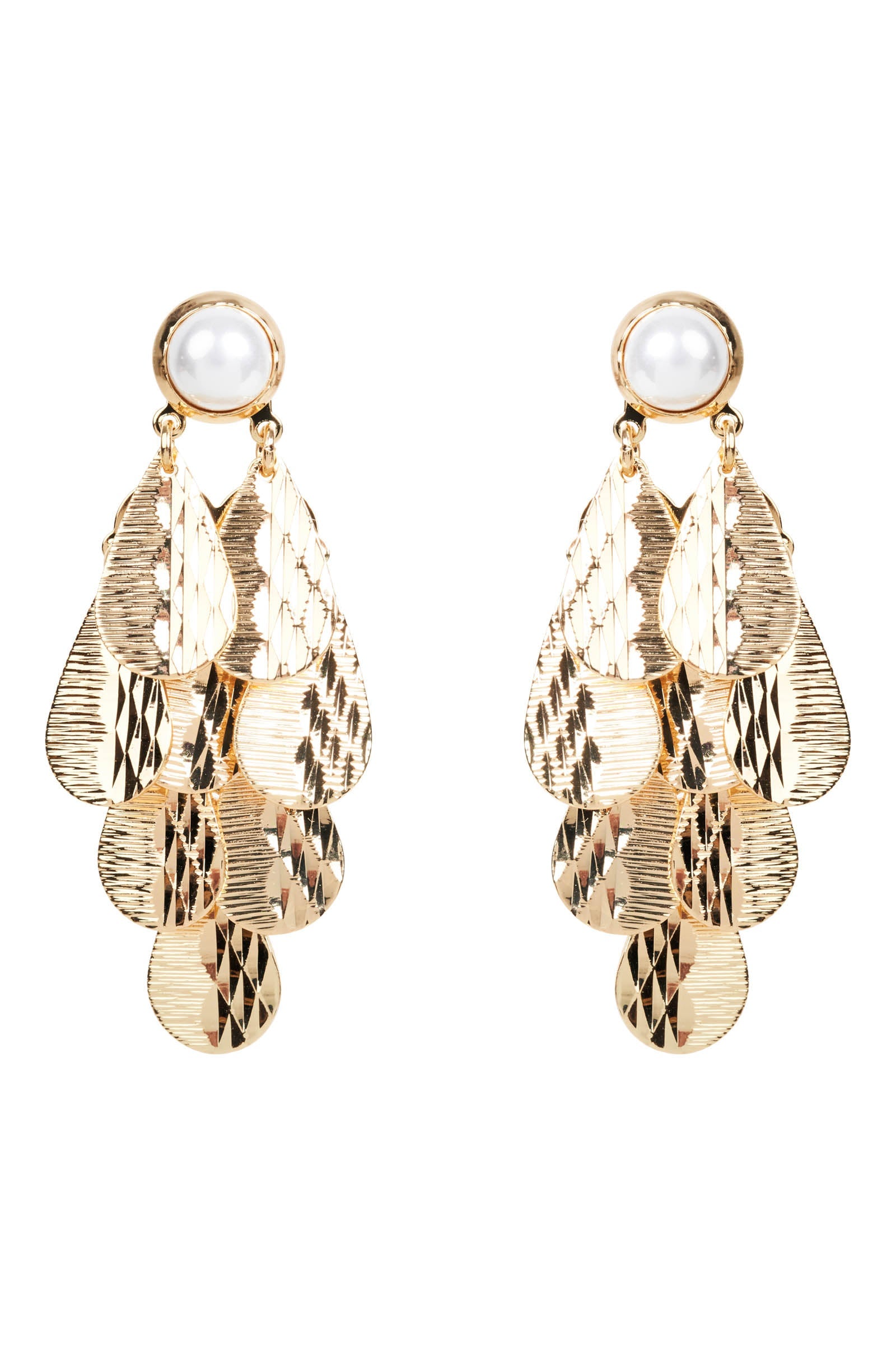 Aman Drop Earring - Gold
