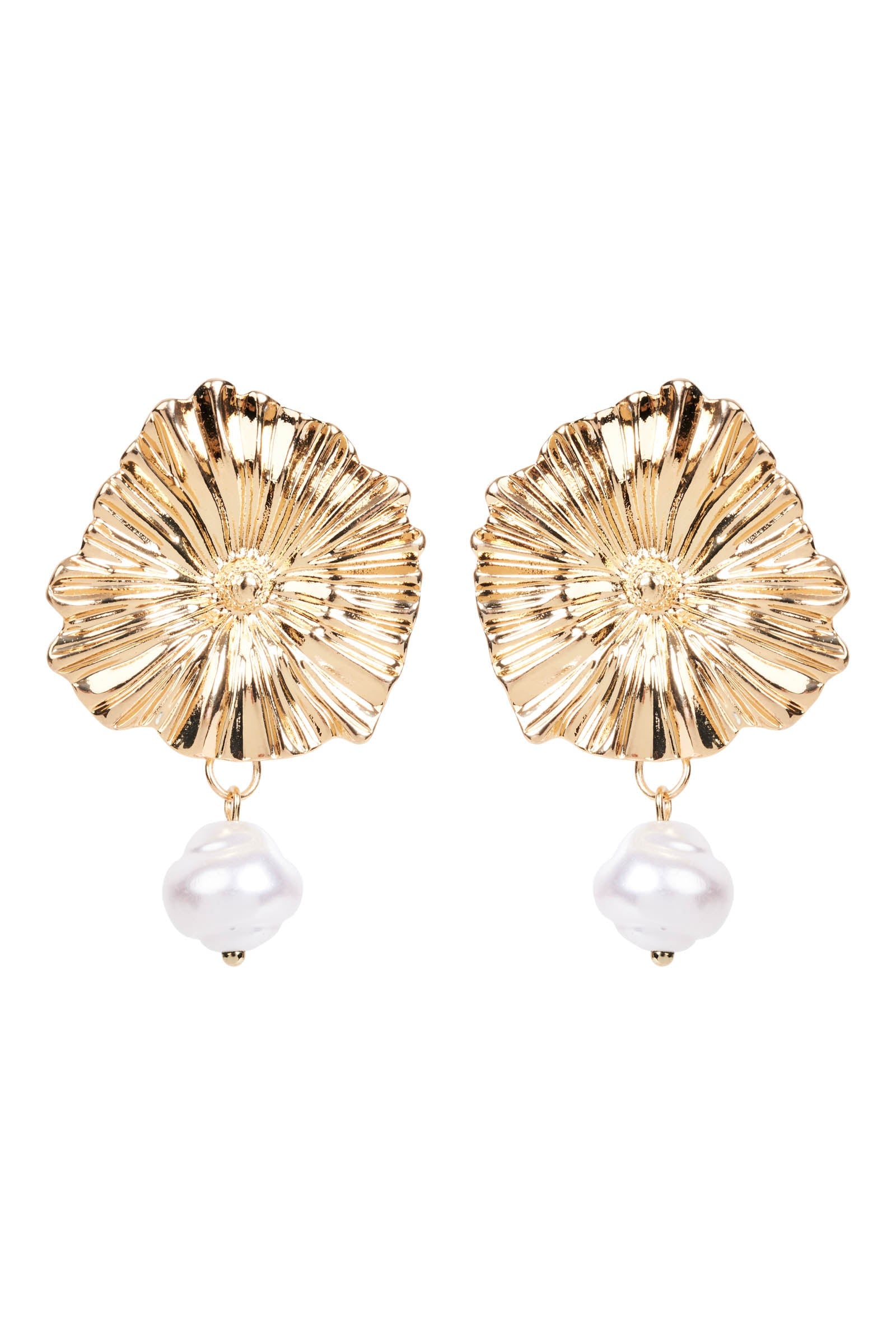 Aman Flora Earring - Gold