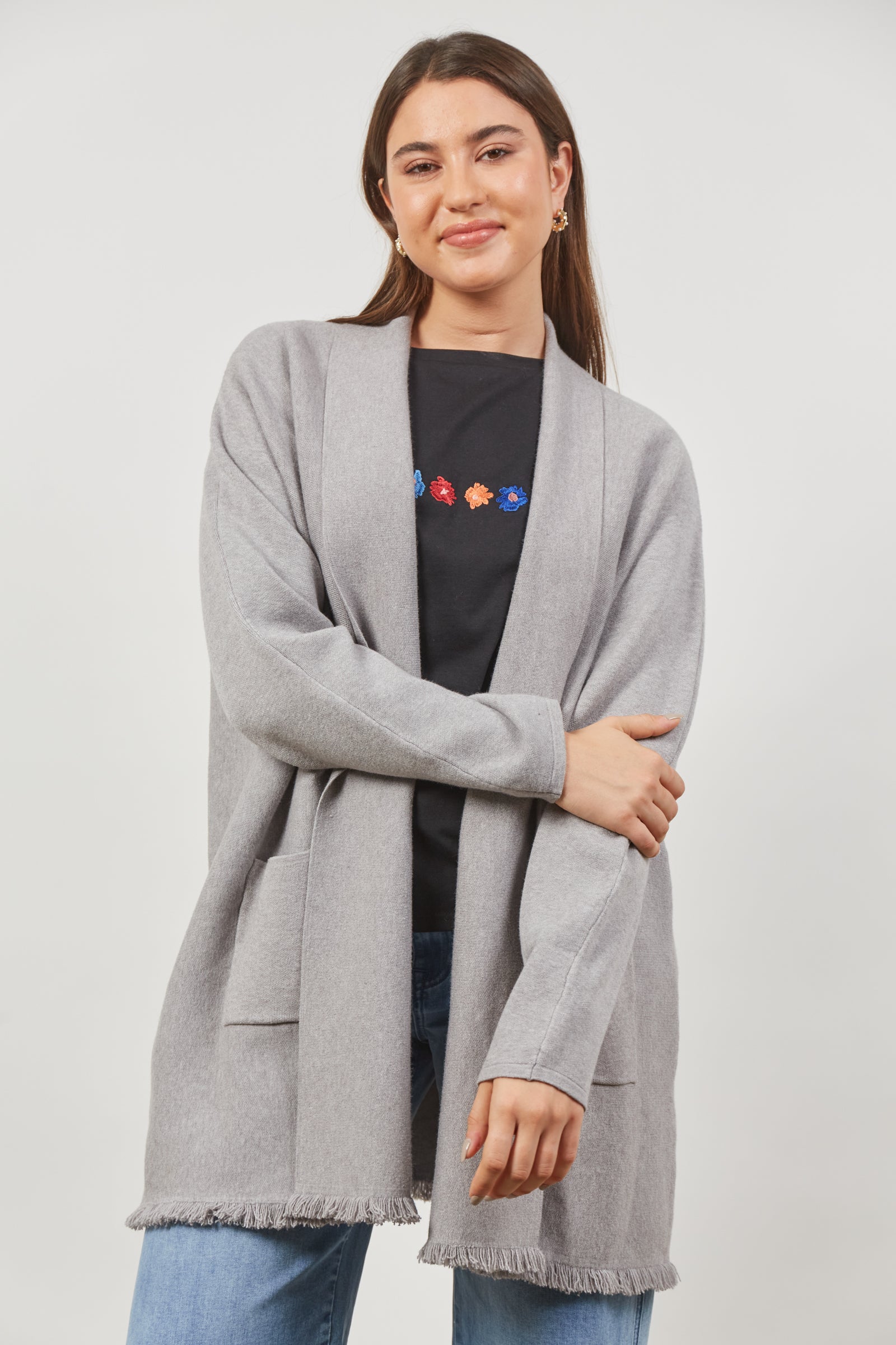 Horizon Cardigan - Flint