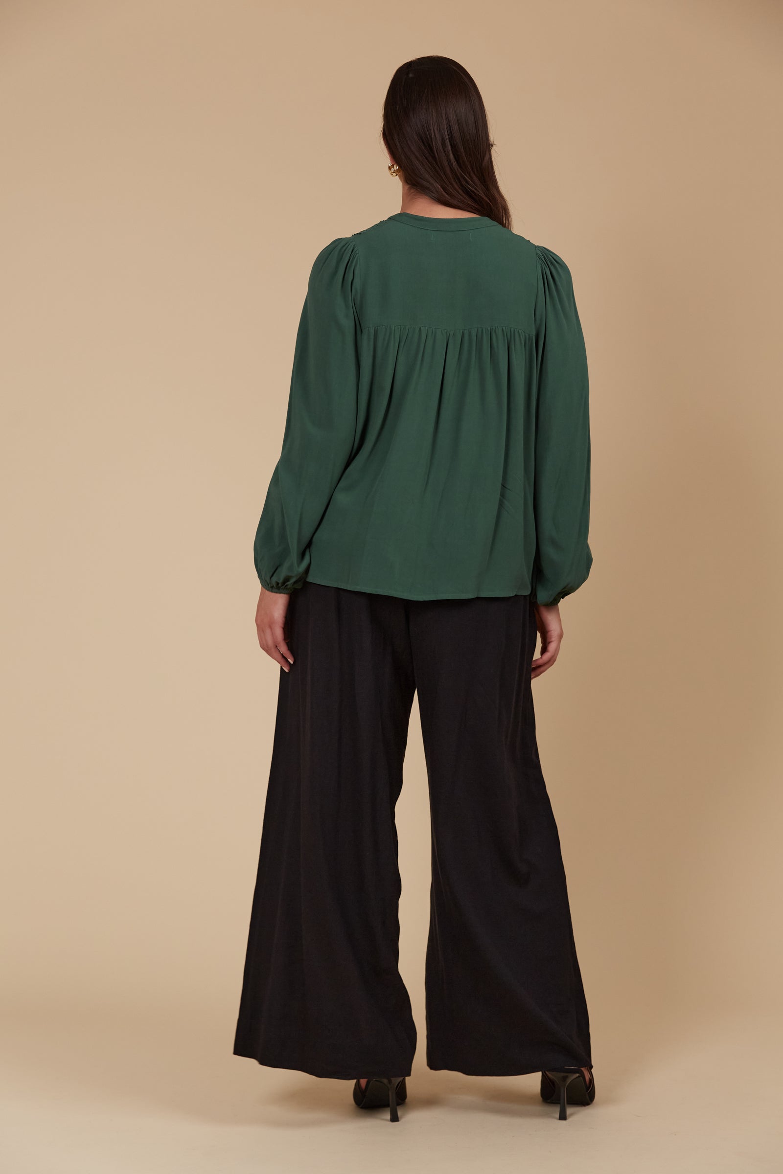 Aphrodite Blouse - Pine